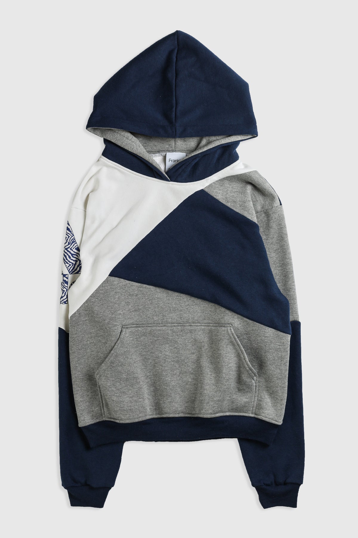 Rework Adidas Patchwork Sweatshirt - XS-SWEATERS-Adidas-Frankie Collective Rare Vintage Streetwear Reworks
