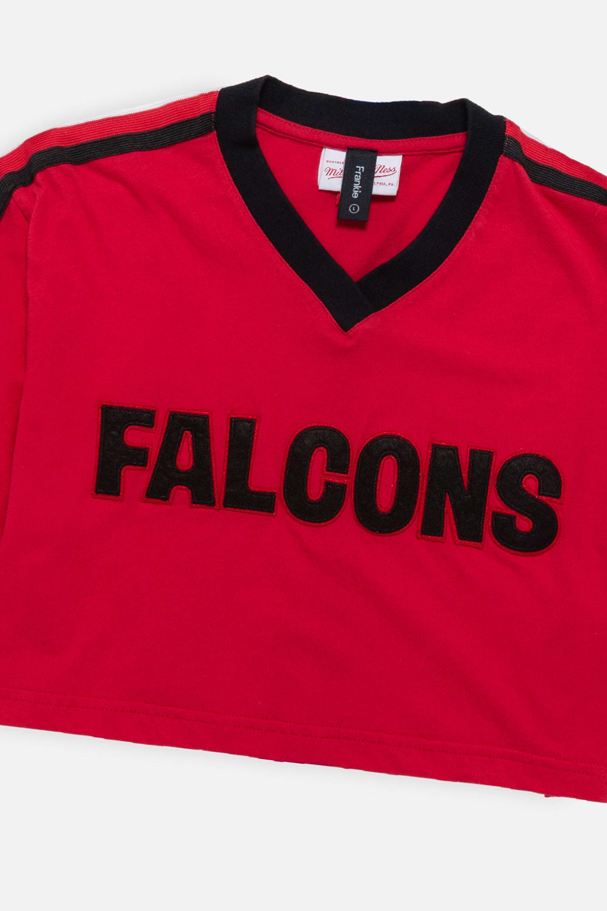 Rework Atlanta Falcons Crop Tee - L-T-SHIRTS-NFL-Frankie Collective