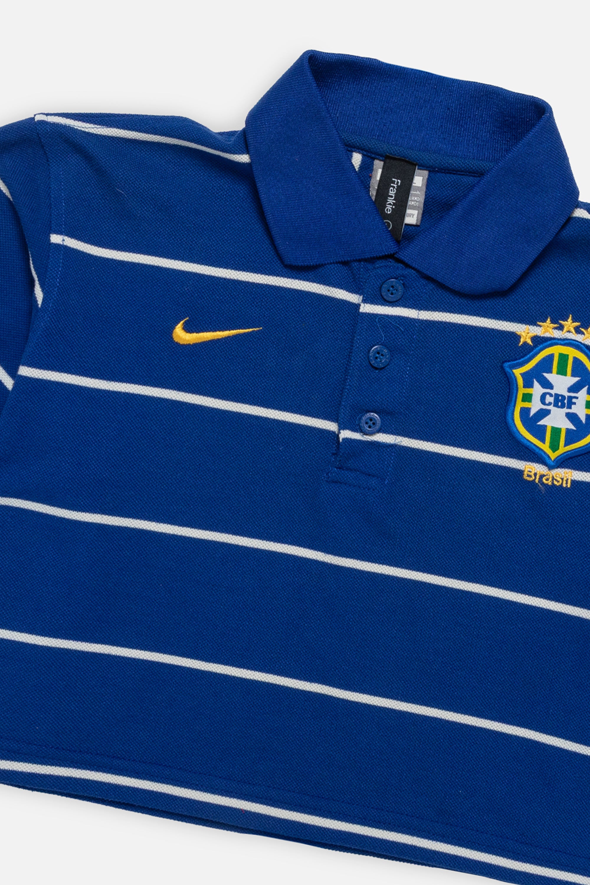 Rework Brazil Team Crop Tee - L-JERSEYS-Nike-Frankie Collective