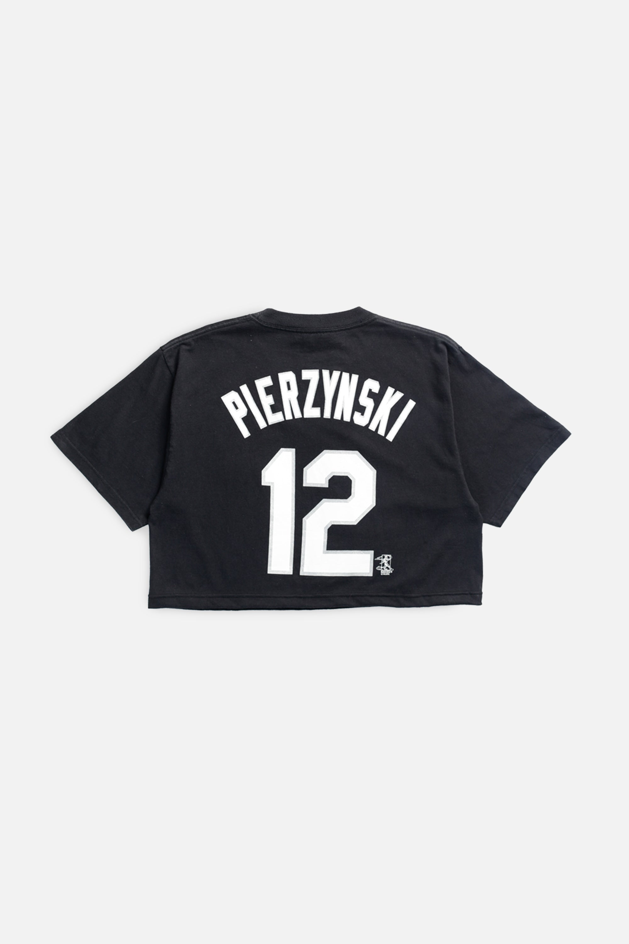 Rework Chicago White Sox MLB Crop Tee - L-TOPS-MLB-L-Frankie Collective Rare Vintage Streetwear Reworks