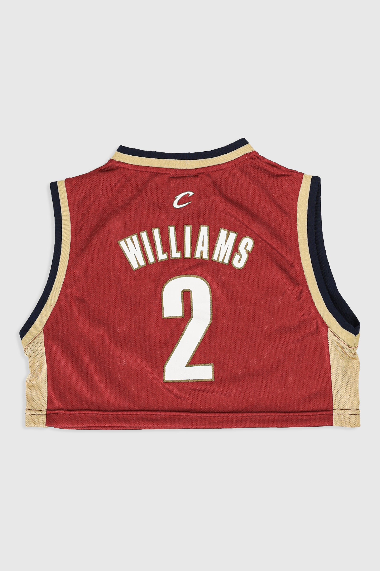 Rework Cleveland Cavaliers Crop Jersey - M-JERSEYS-NBA-Frankie Collective Rare Vintage Streetwear Reworks