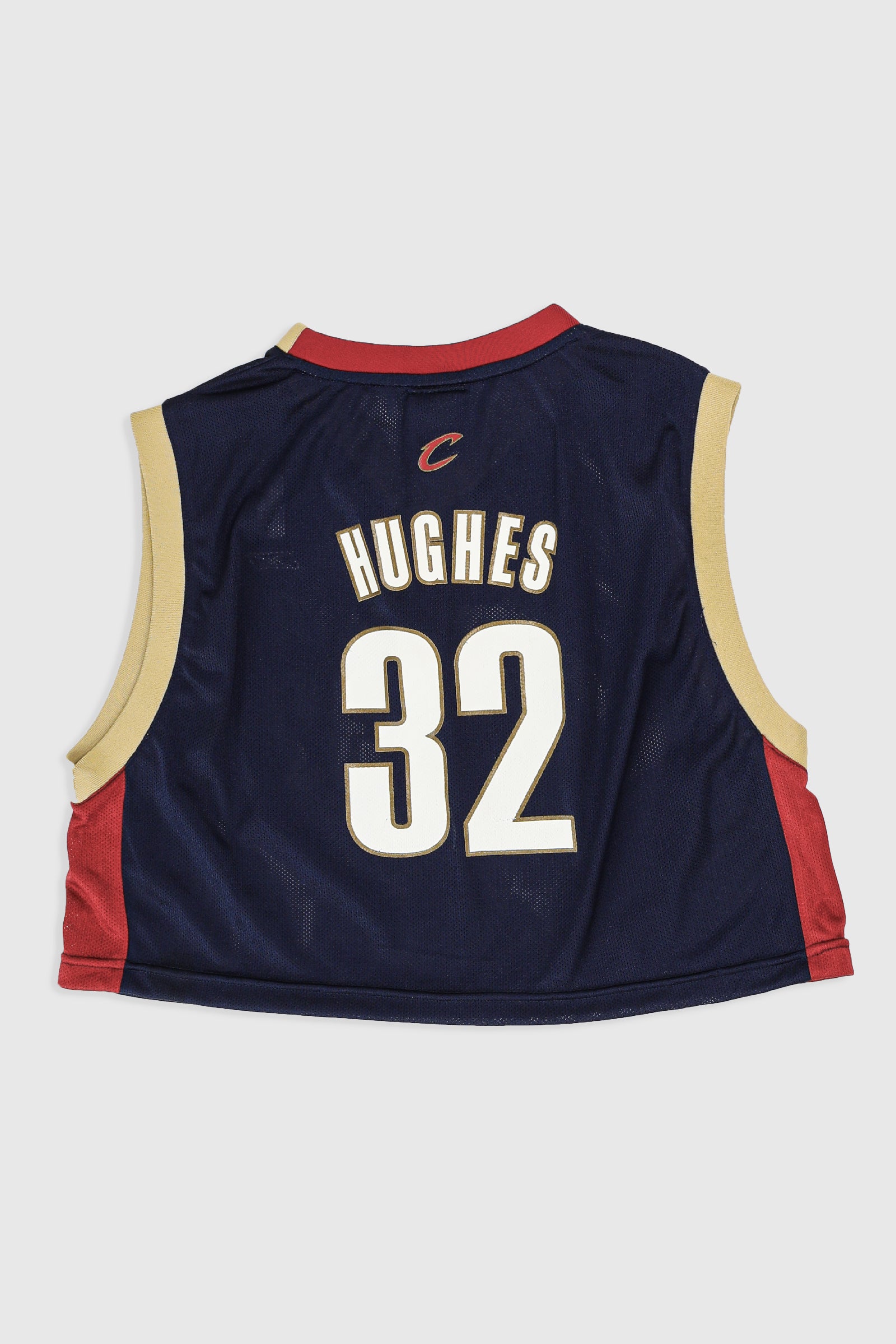 Rework Cleveland Cavaliers Crop Jersey - XL-JERSEYS-NBA-Frankie Collective Rare Vintage Streetwear Reworks