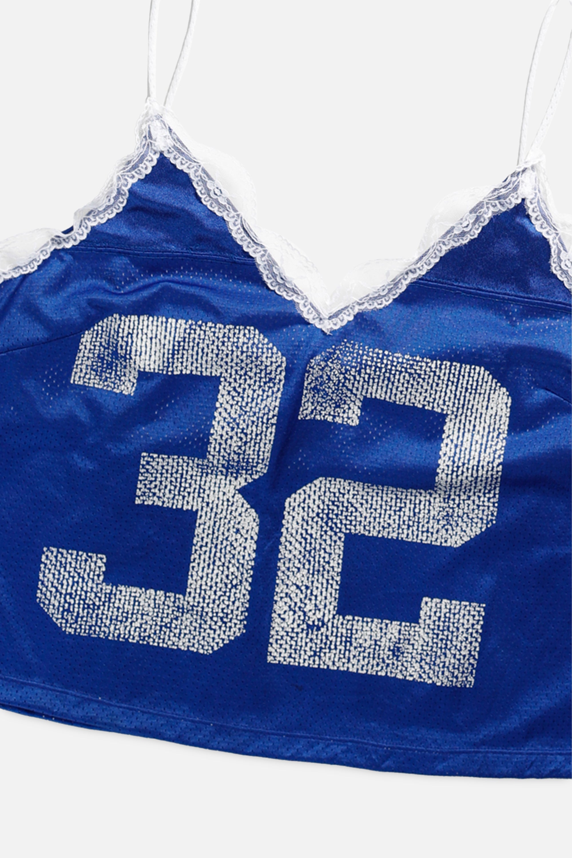 Rework NFL Lace Tank - XL-TOPS-NFL-XL-Frankie Collective Rare Vintage Streetwear Reworks