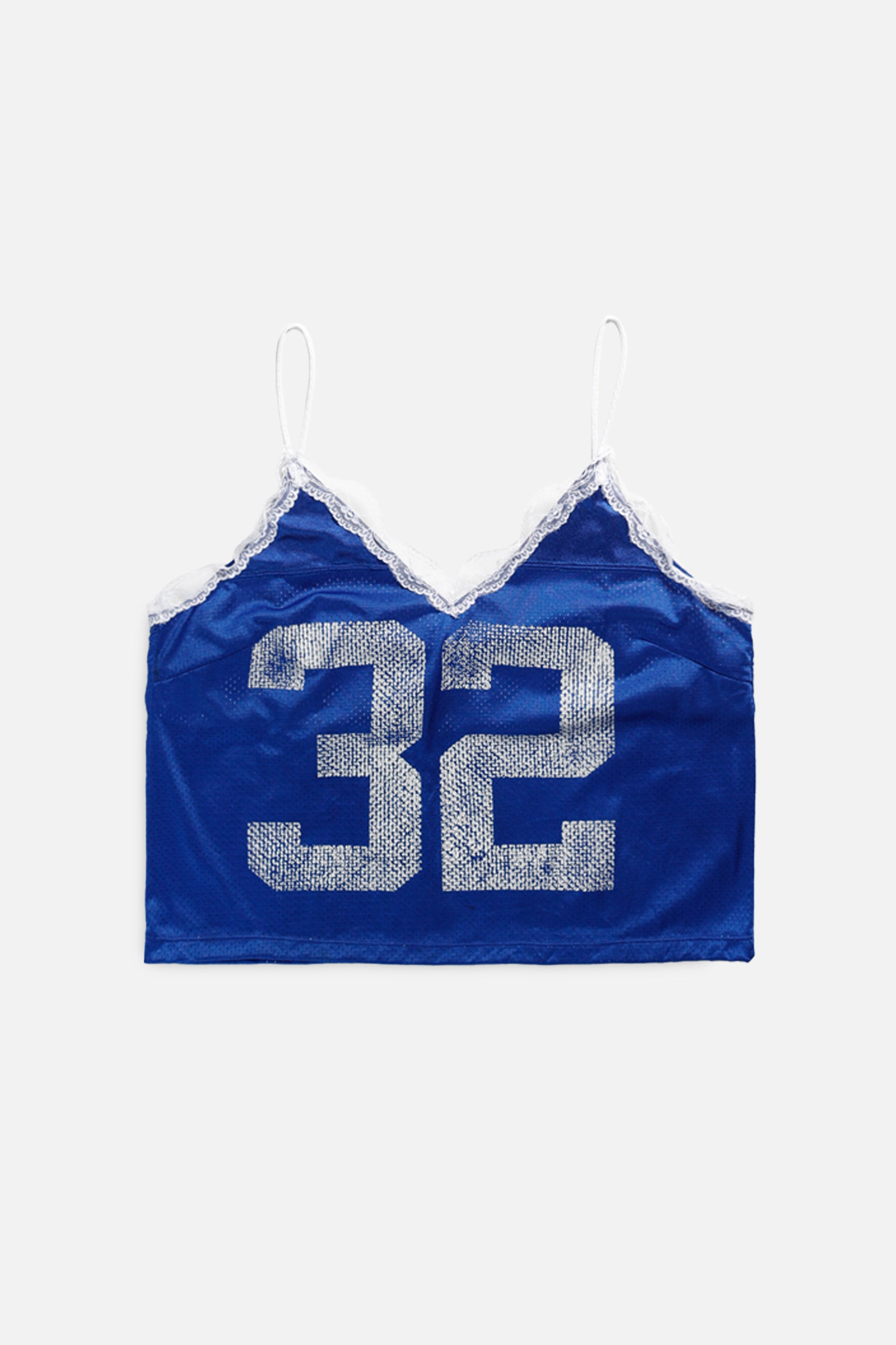Rework NFL Lace Tank - XL-TOPS-NFL-XL-Frankie Collective Rare Vintage Streetwear Reworks