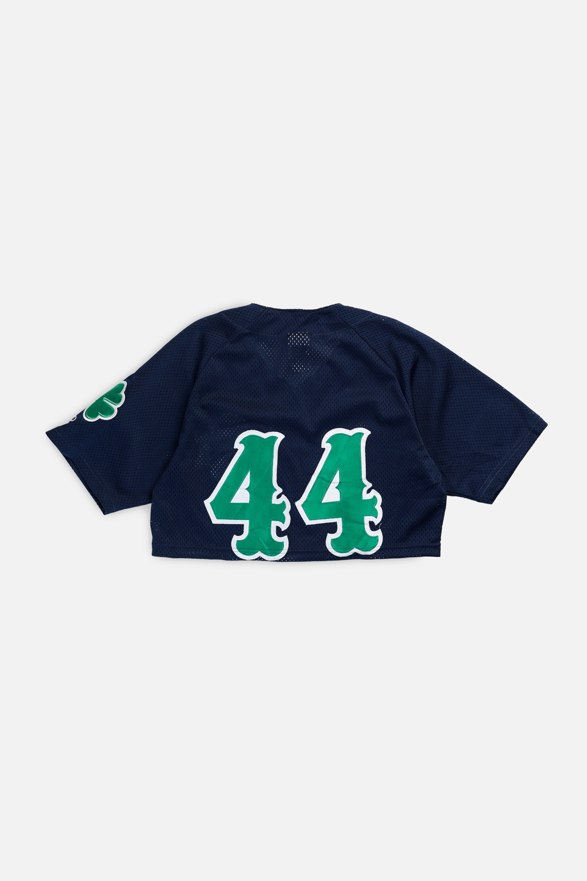 Rework Crop Baseball Jersey - M-JERSEYS-MLB-M-Frankie Collective Rare Vintage Streetwear Reworks