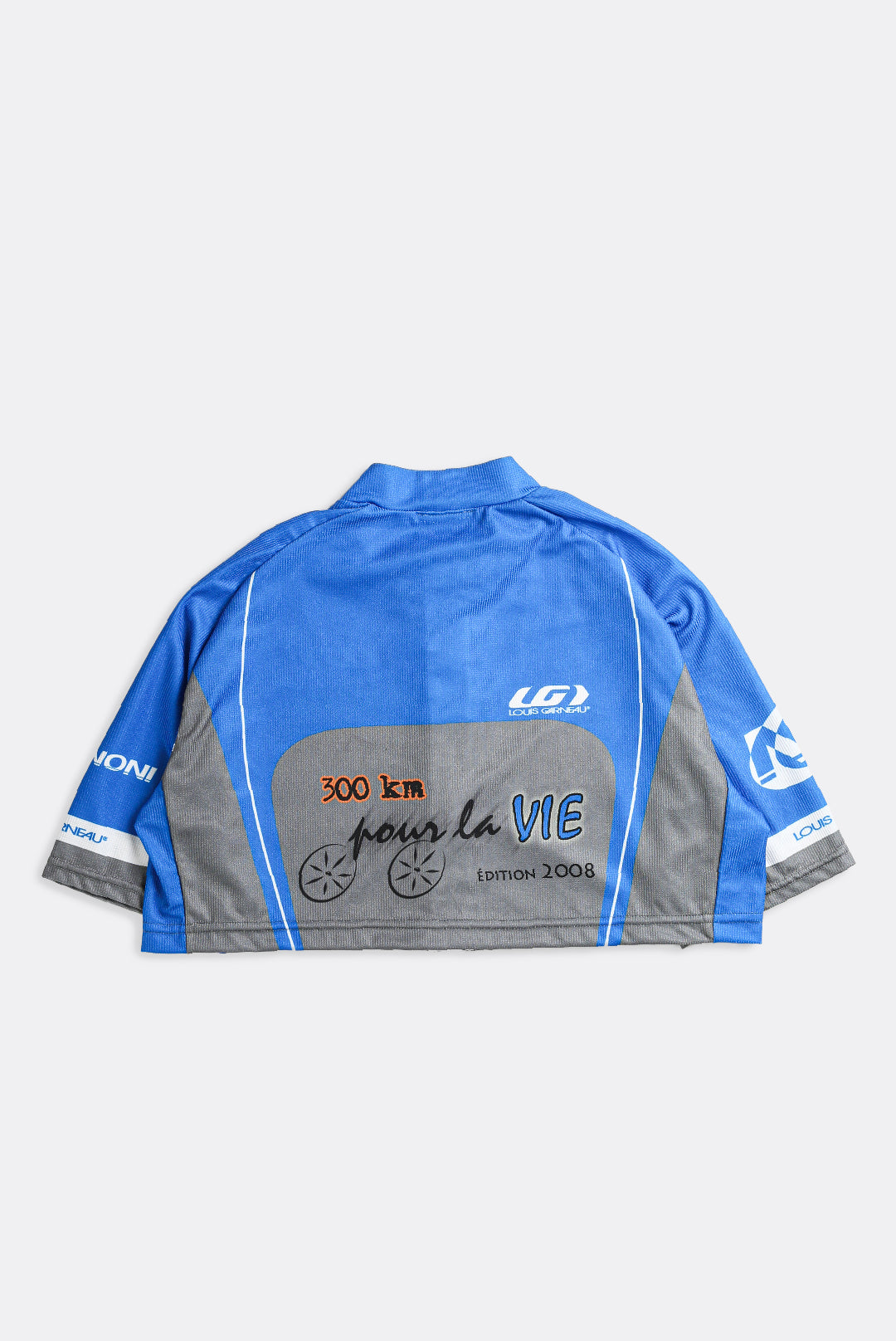 Rework Crop Cycling Jersey - M-JERSEYS-vendor-unknown-Frankie Collective Rare Vintage Streetwear Reworks