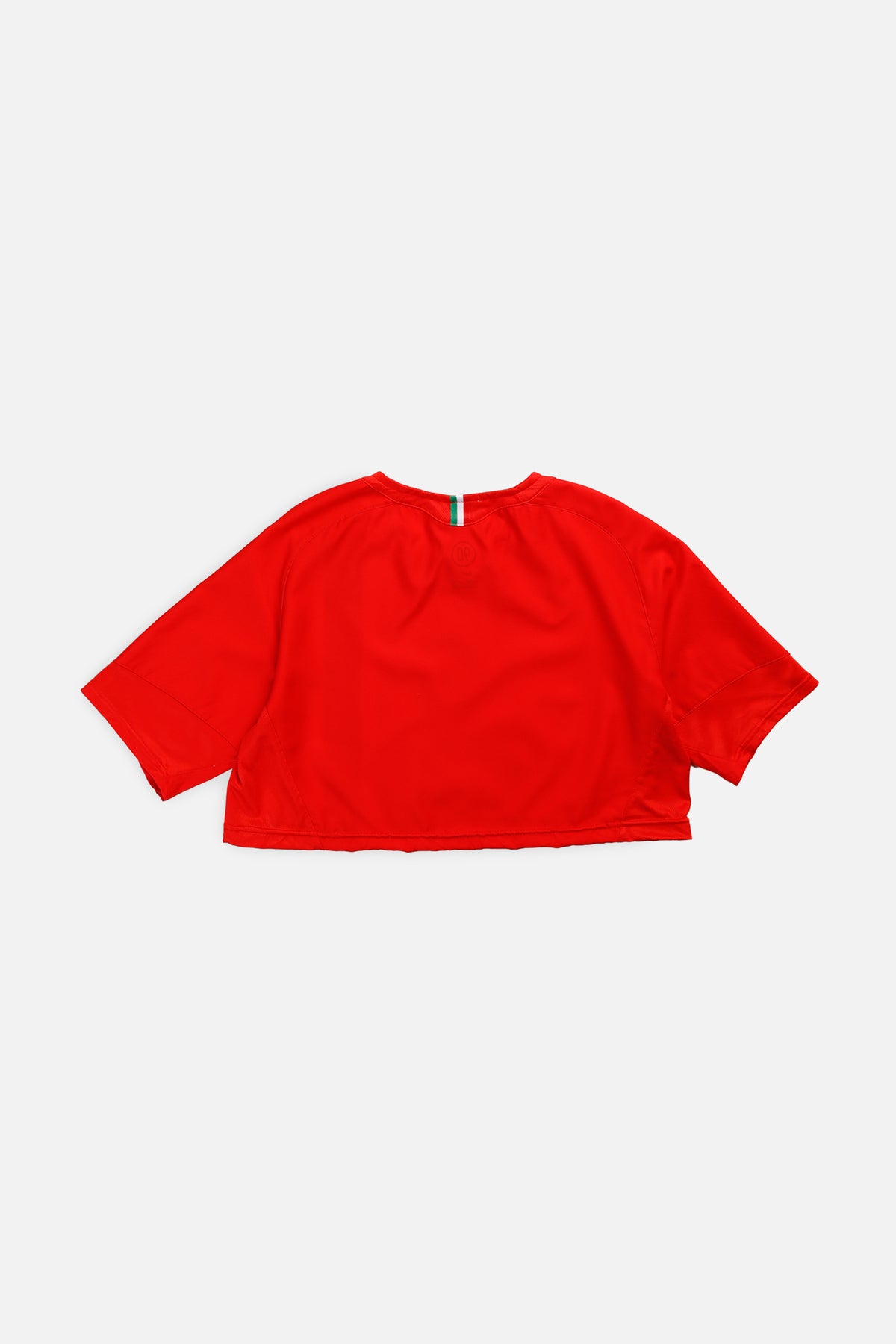 Rework Crop Juventus Soccer Jersey - M-JERSEYS-vendor-unknown-M-Frankie Collective Rare Vintage Streetwear Reworks