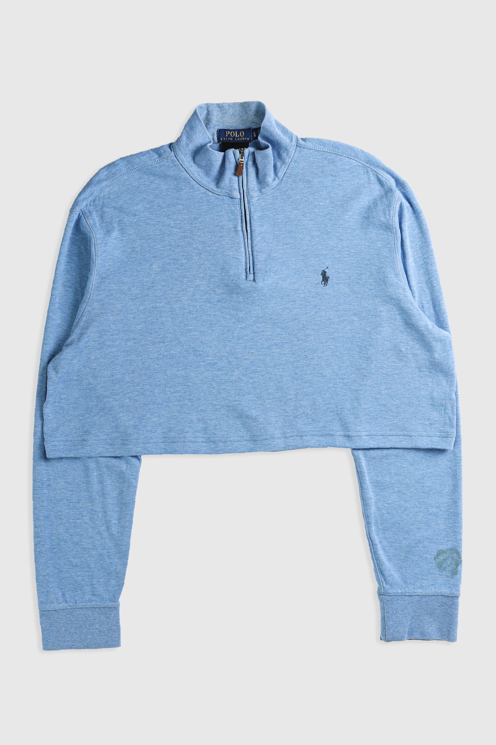 Rework Crop Knit Sweater - XL-SWEATERS-vendor-unknown-Frankie Collective Rare Vintage Streetwear Reworks