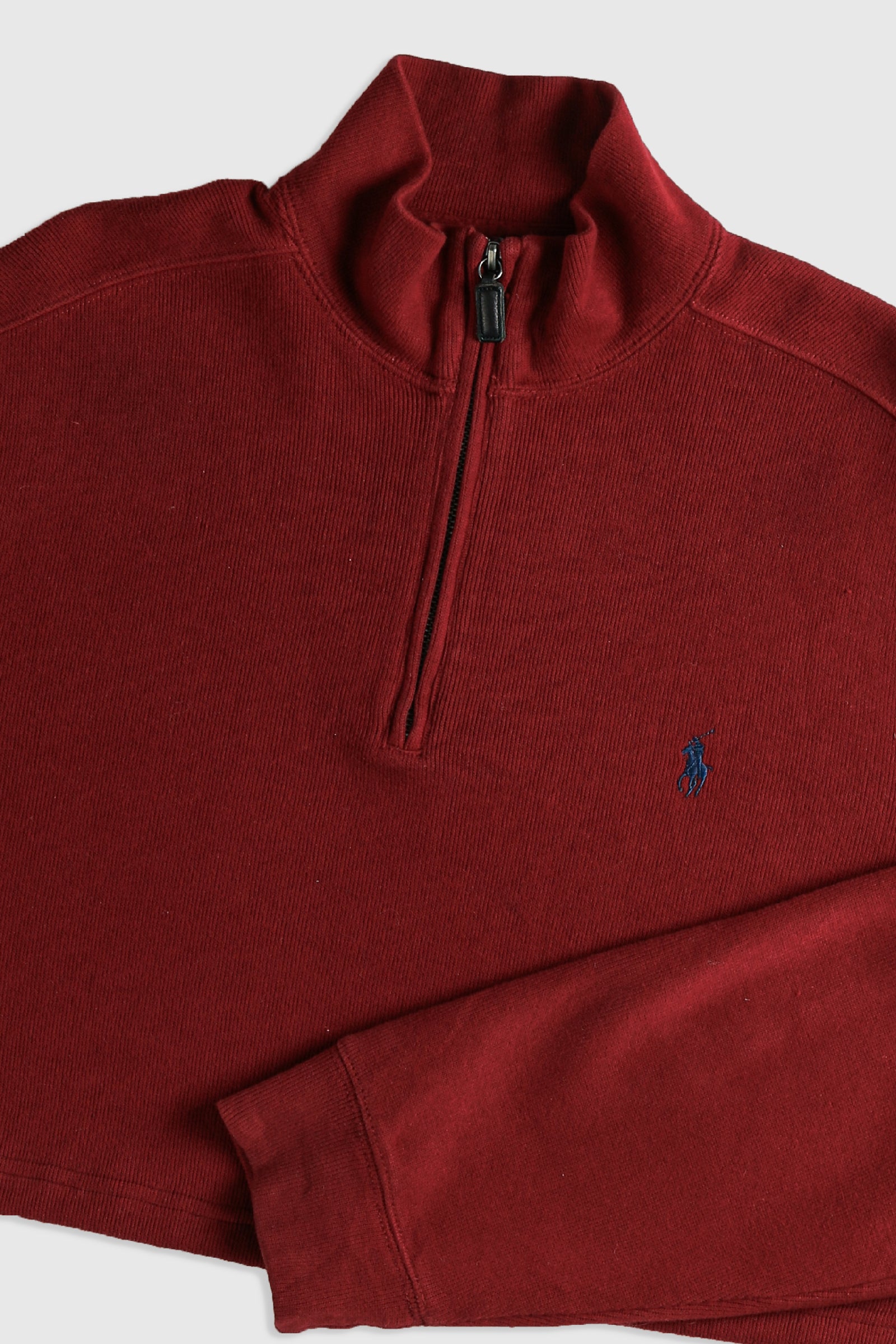 Rework Crop Knit Sweater - XL-SWEATERS-vendor-unknown-Frankie Collective Rare Vintage Streetwear Reworks