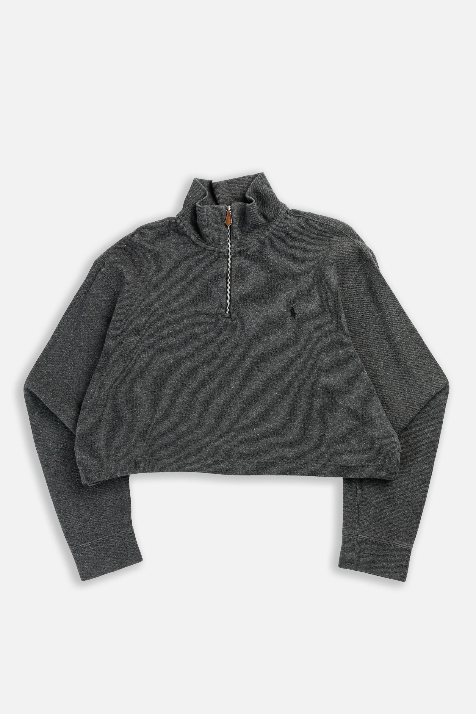 Rework Crop Knit Sweater - XL-SWEATERS-vendor-unknown-XL-Frankie Collective Rare Vintage Streetwear Reworks