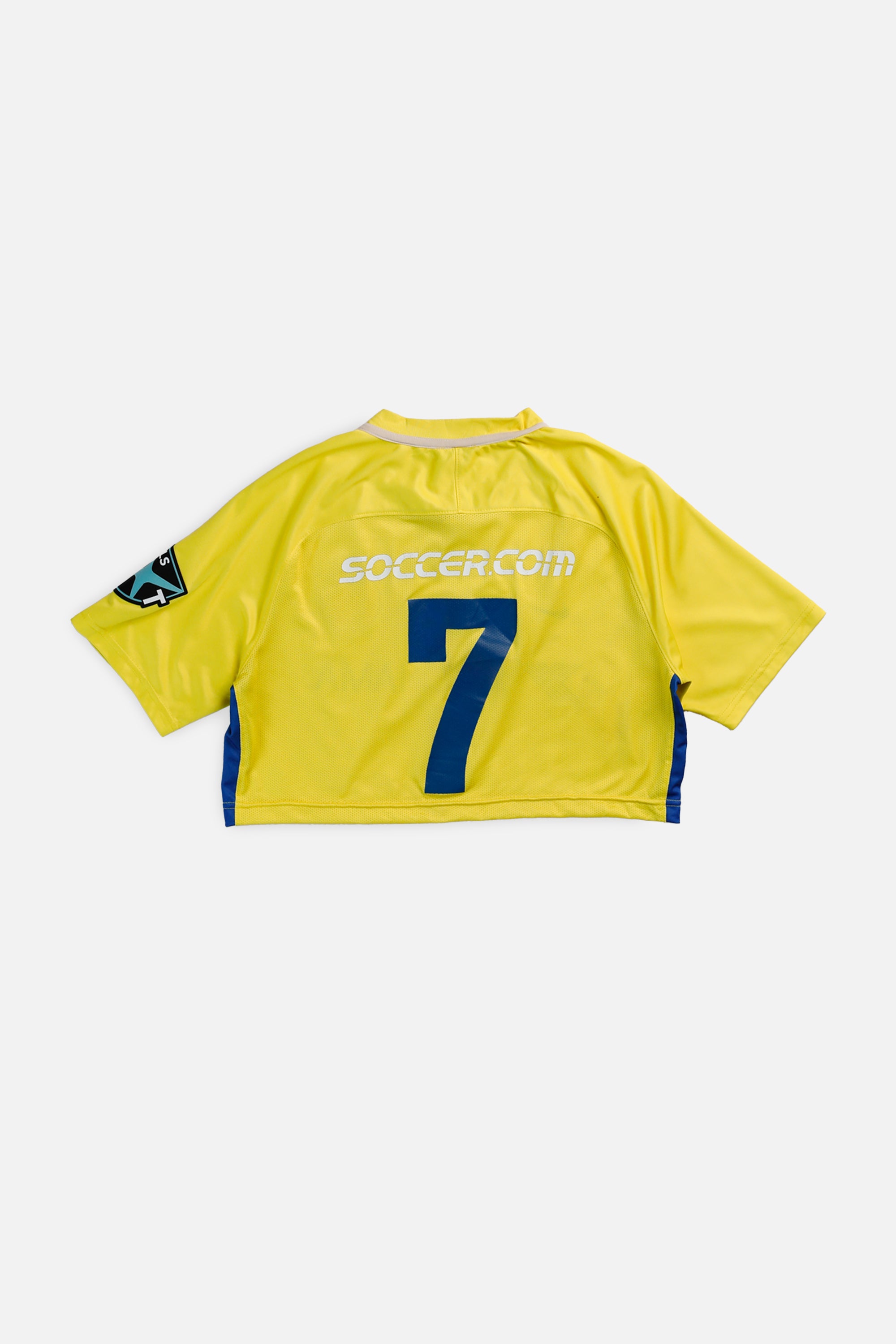 Rework Crop Southern Soccer Academy Soccer Jersey - S-JERSEYS-vendor-unknown-S-Frankie Collective Rare Vintage Streetwear Reworks