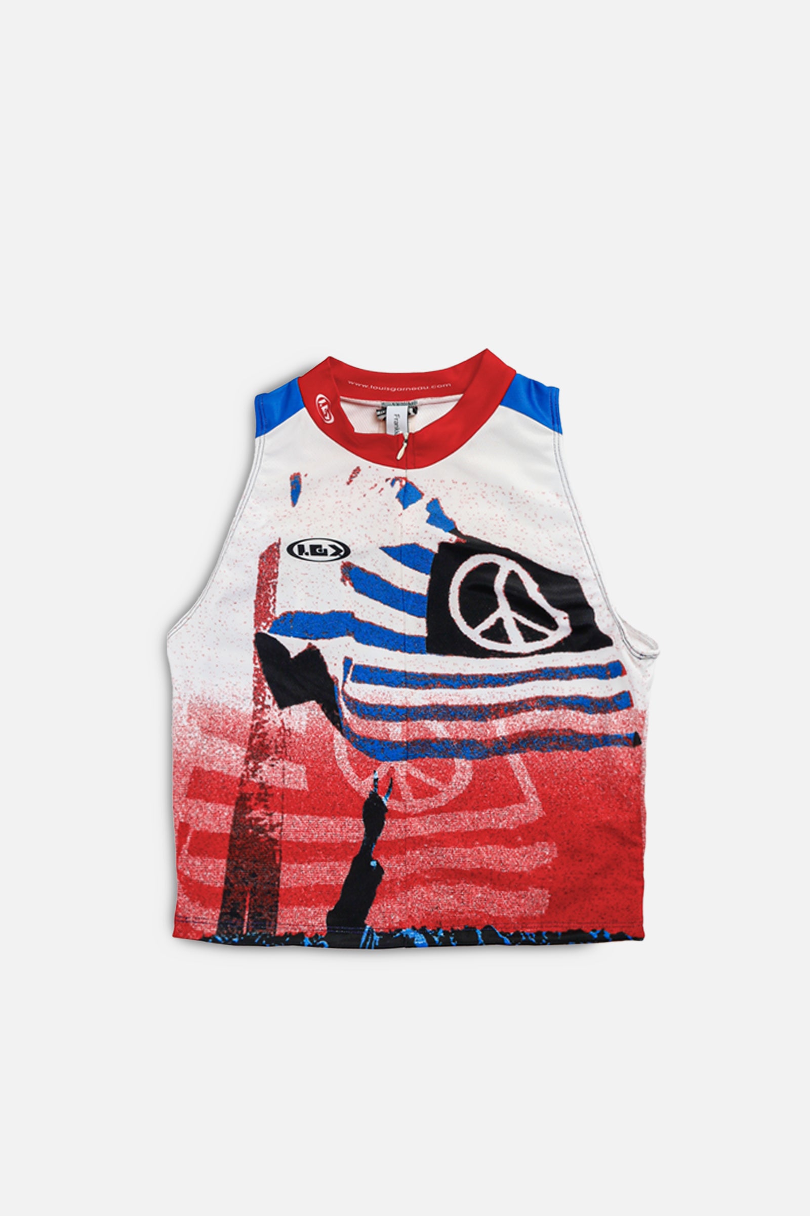 Rework Cycling Tank - XL-TOPS-vendor-unknown-XL-Frankie Collective Rare Vintage Streetwear Reworks
