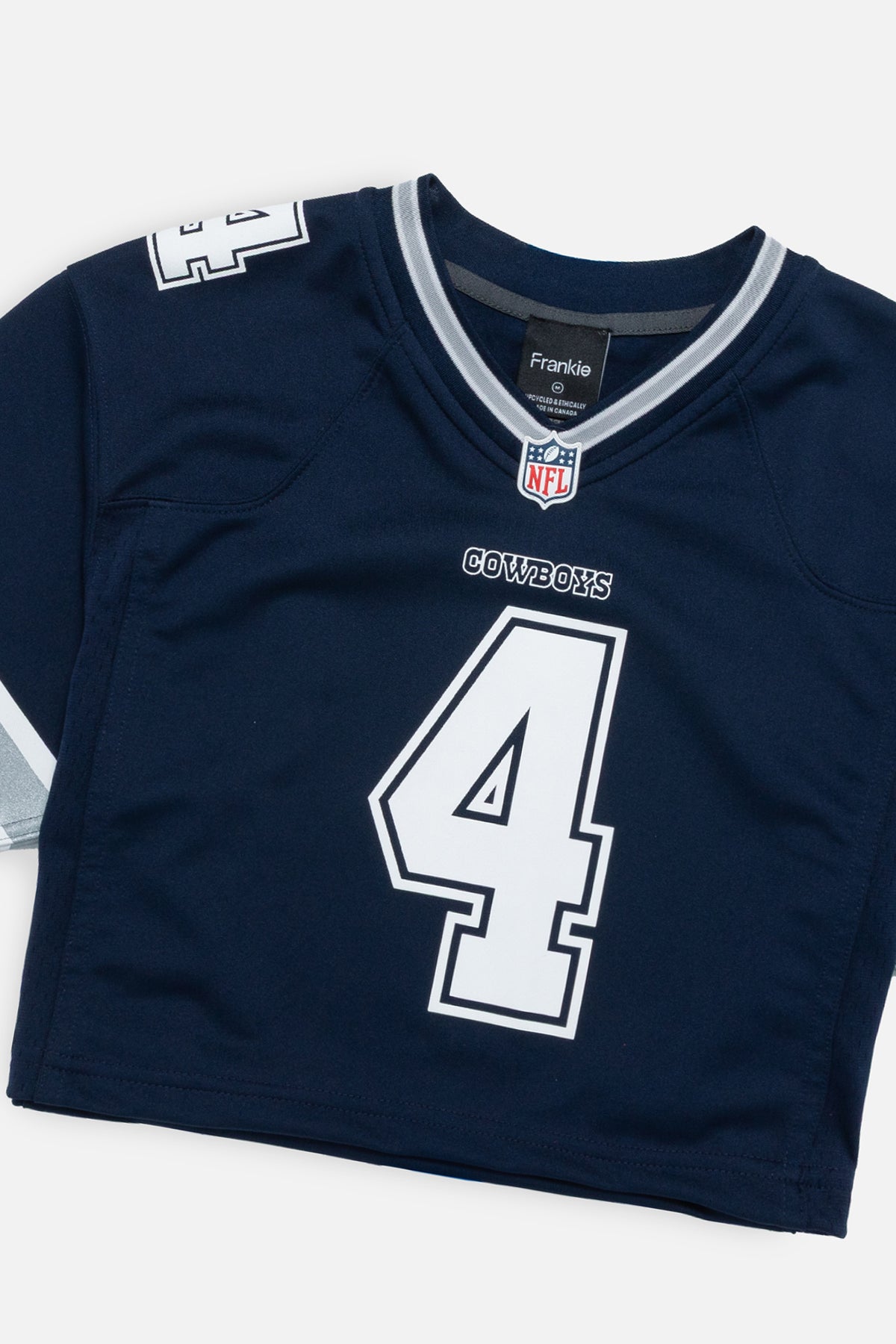 Rework Dallas Cowboys Crop Jersey - M-JERSEYS-NFL-Frankie Collective