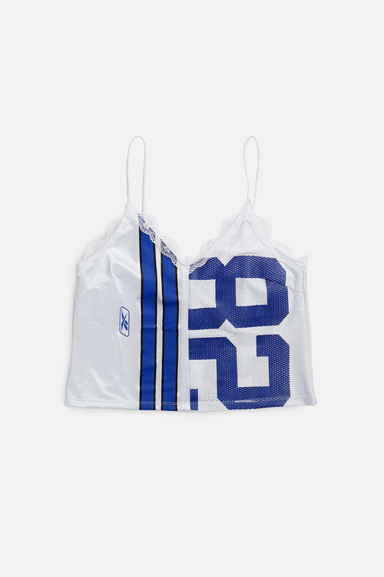 Rework NFL Lace Tank - XL-TOPS-NFL-XL-Frankie Collective Rare Vintage Streetwear Reworks