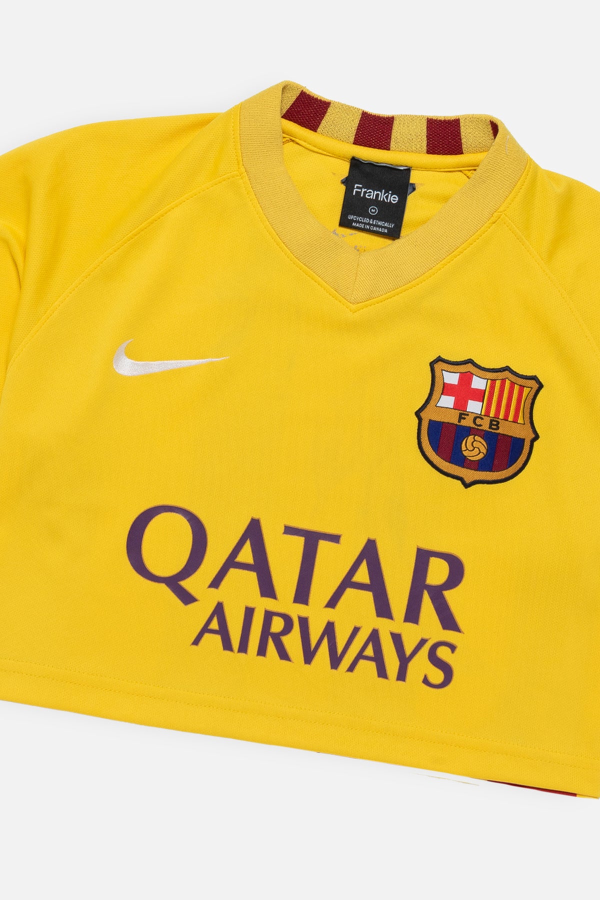 Rework FC Barcelona Crop Jersey - M-JERSEYS-Nike-Frankie Collective