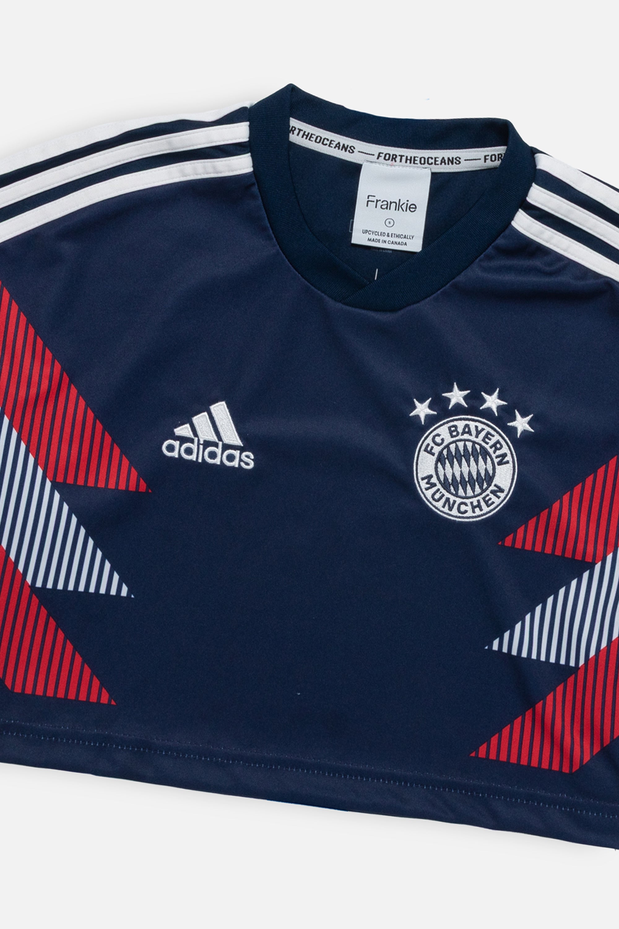 Rework FC Bayern Munich Crop Jersey - S-JERSEYS-Adidas-Frankie Collective
