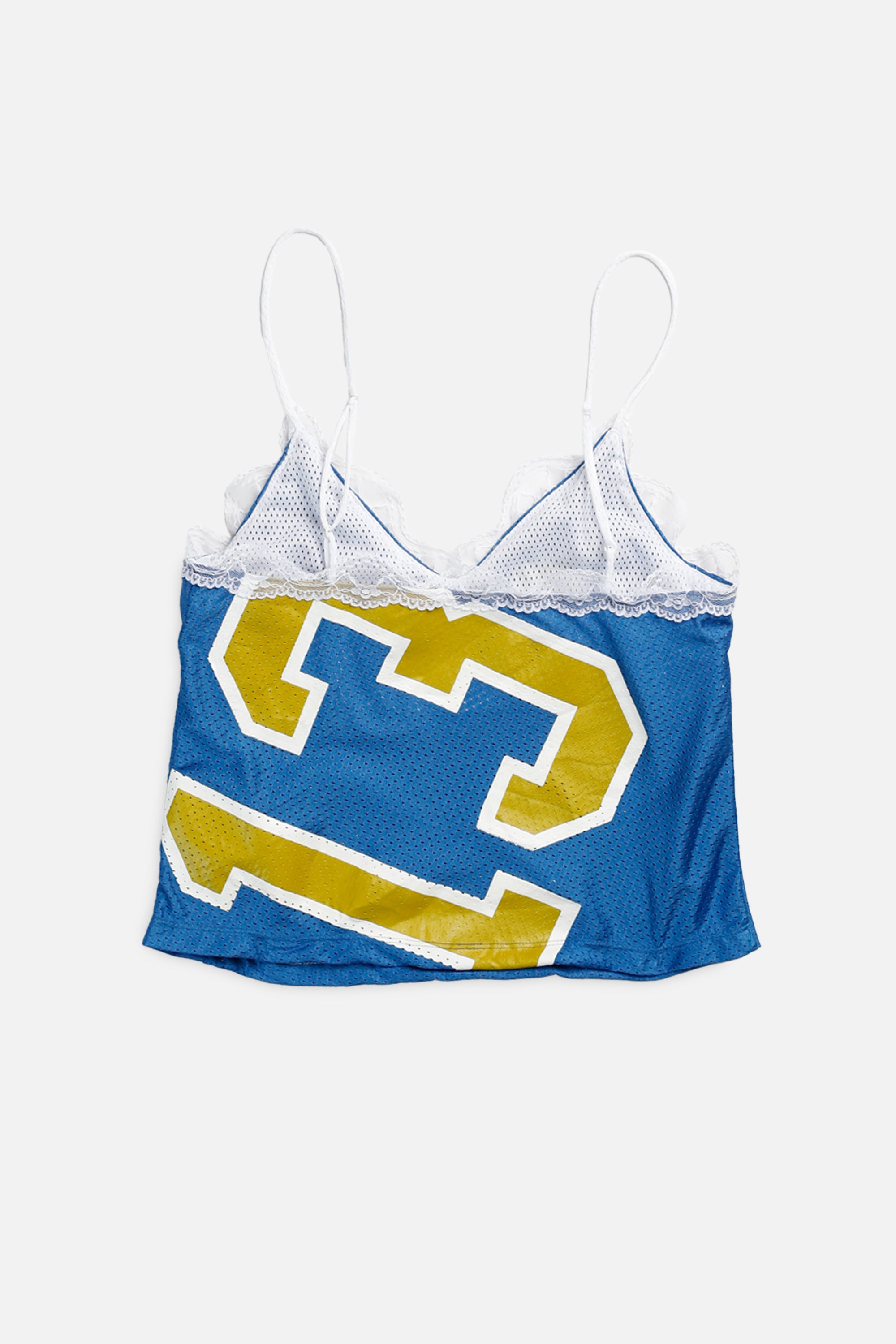 Rework Football Lace Tank - S-TOPS-NFL-S-Frankie Collective Rare Vintage Streetwear Reworks