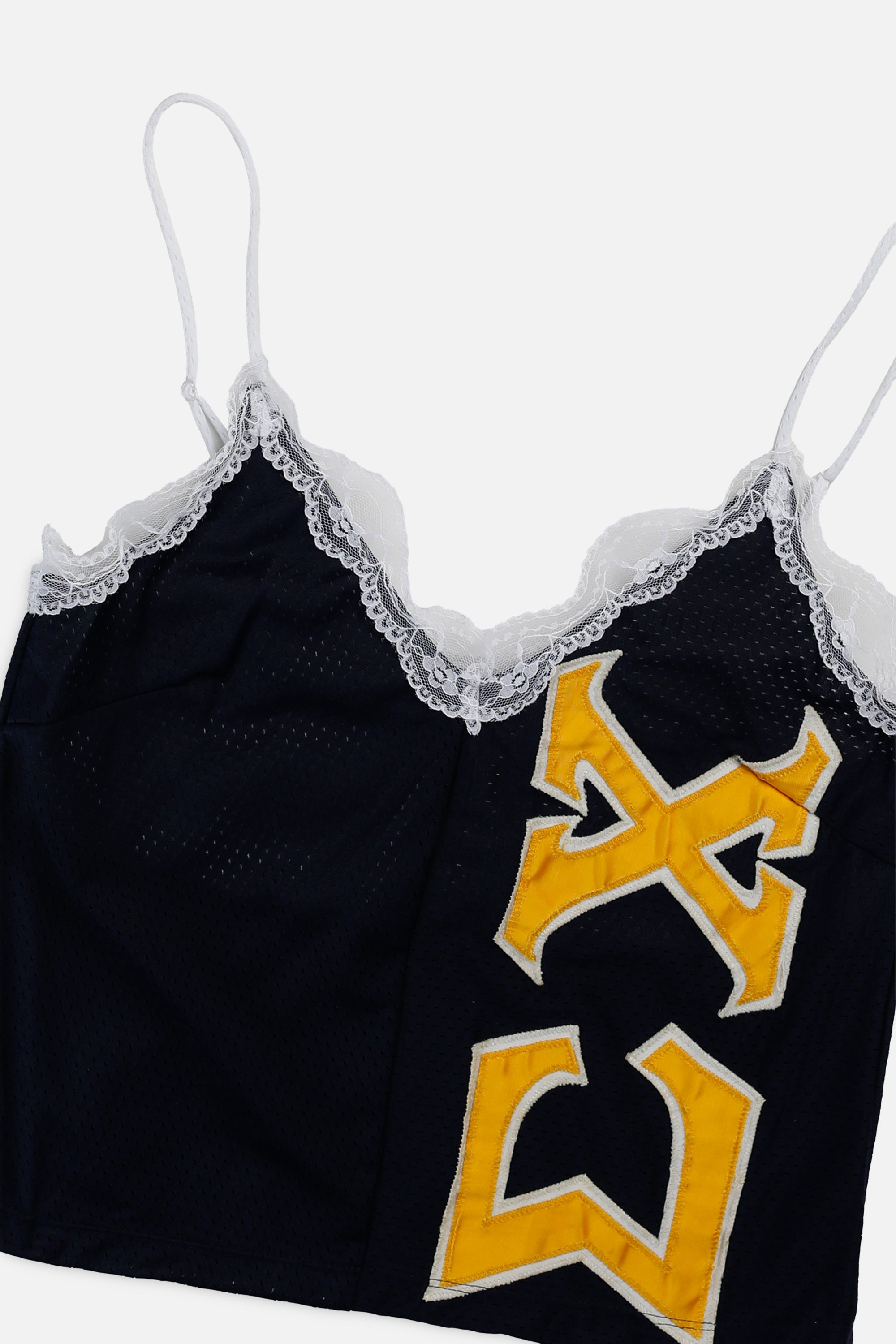 Rework Football Lace Tank - S-TOPS-NFL-S-Frankie Collective Rare Vintage Streetwear Reworks