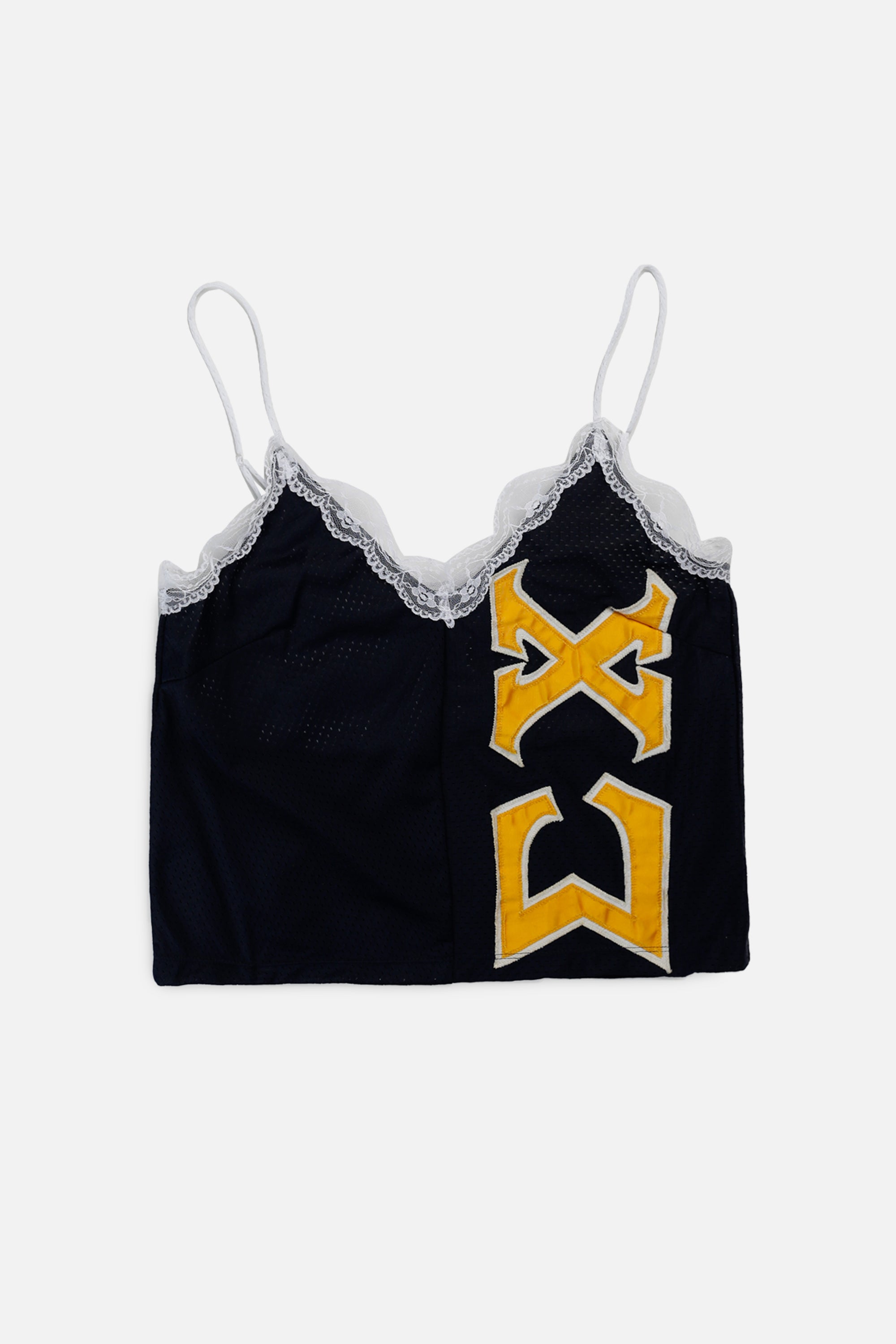 Rework Football Lace Tank - S-TOPS-NFL-S-Frankie Collective Rare Vintage Streetwear Reworks