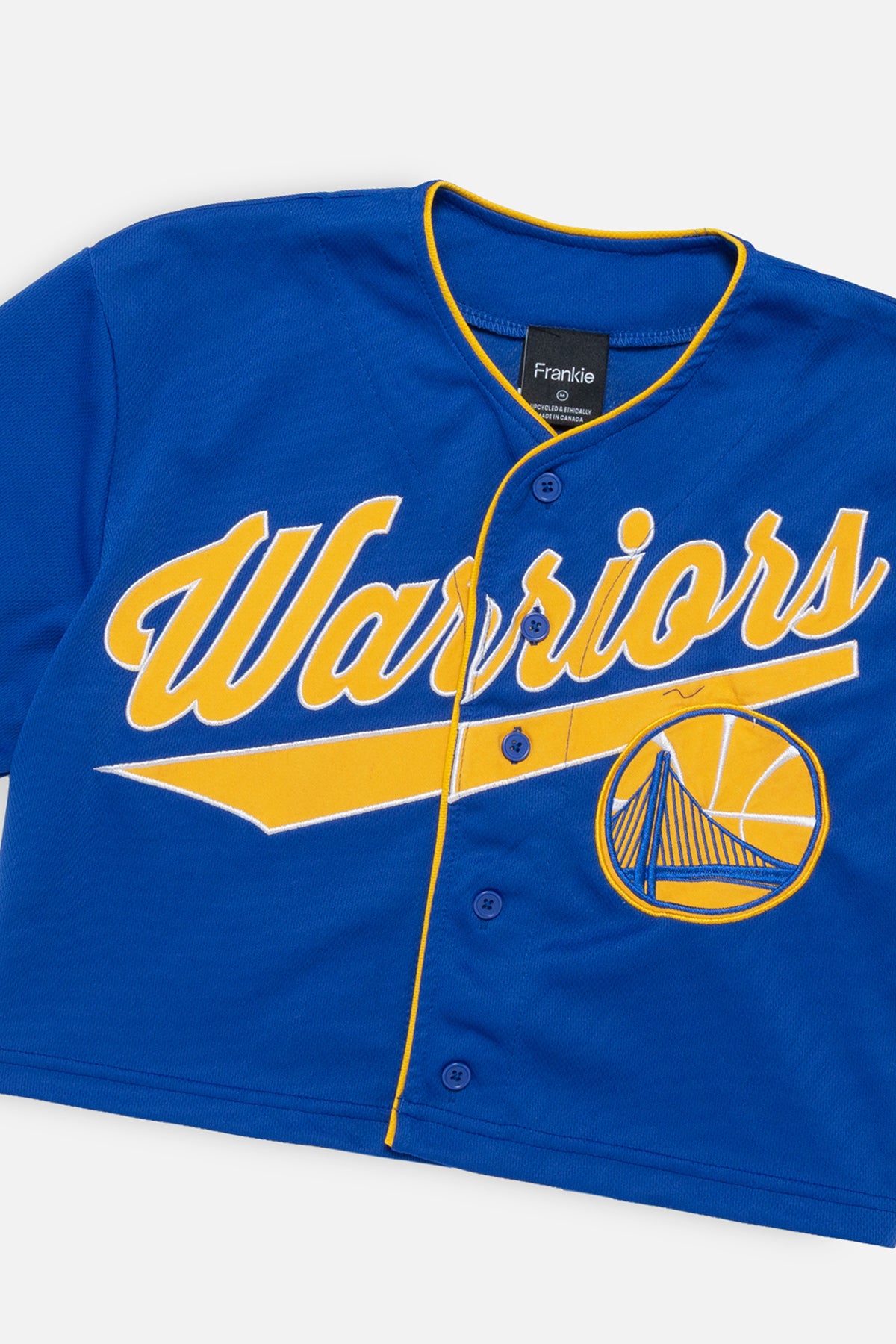 Rework Golden State Warriors Crop Jersey - M-JERSEYS-NBA-Frankie Collective