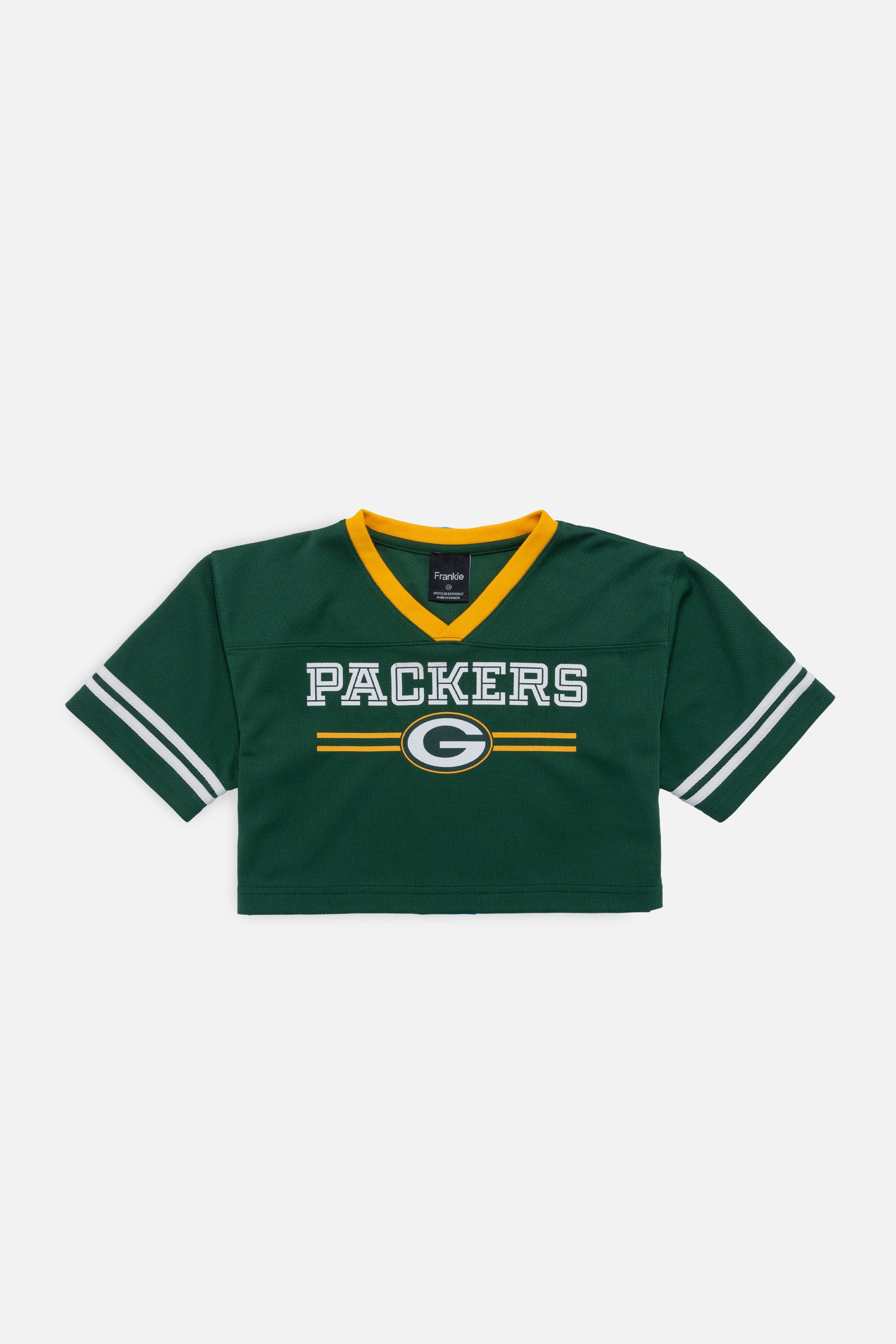 Rework Green Bay Packers Crop Jersey - XS-JERSEYS-NFL-Frankie Collective