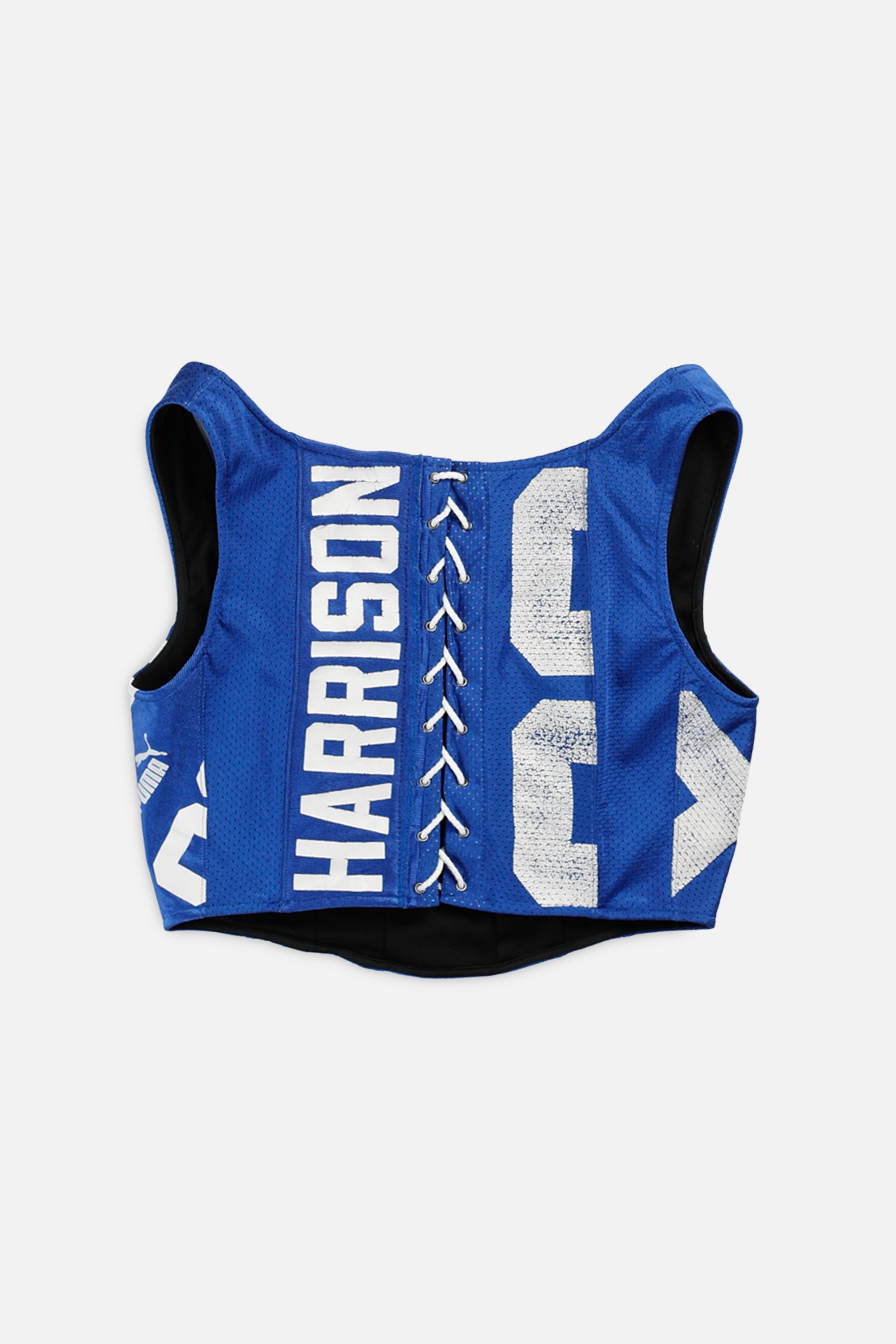 Rework Indianapolis Colts NFL Corset - L-TOPS-NFL-L-Frankie Collective Rare Vintage Streetwear Reworks