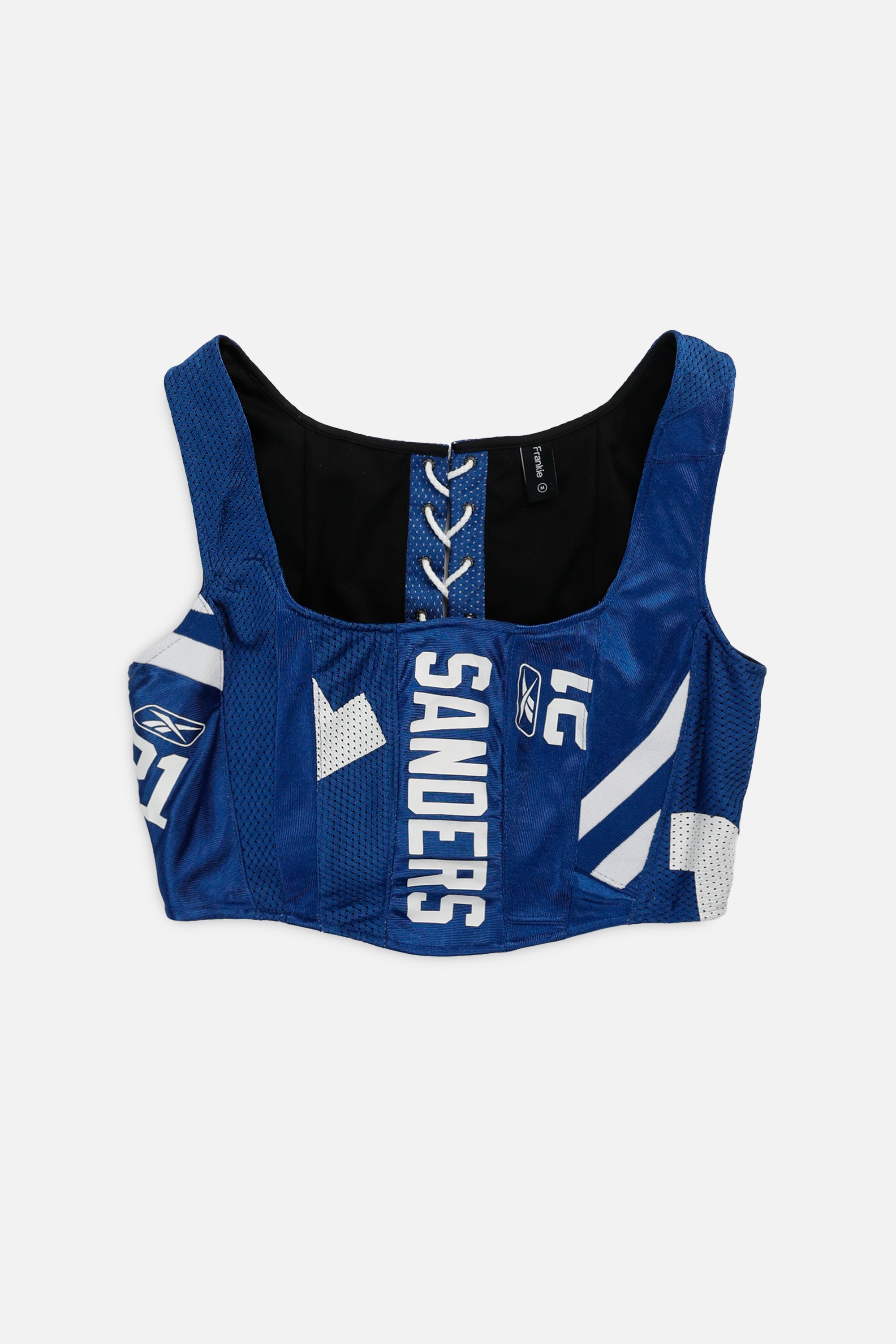 Rework Indianapolis Colts NFL Corset - M-TOPS-NFL-M-Frankie Collective Rare Vintage Streetwear Reworks
