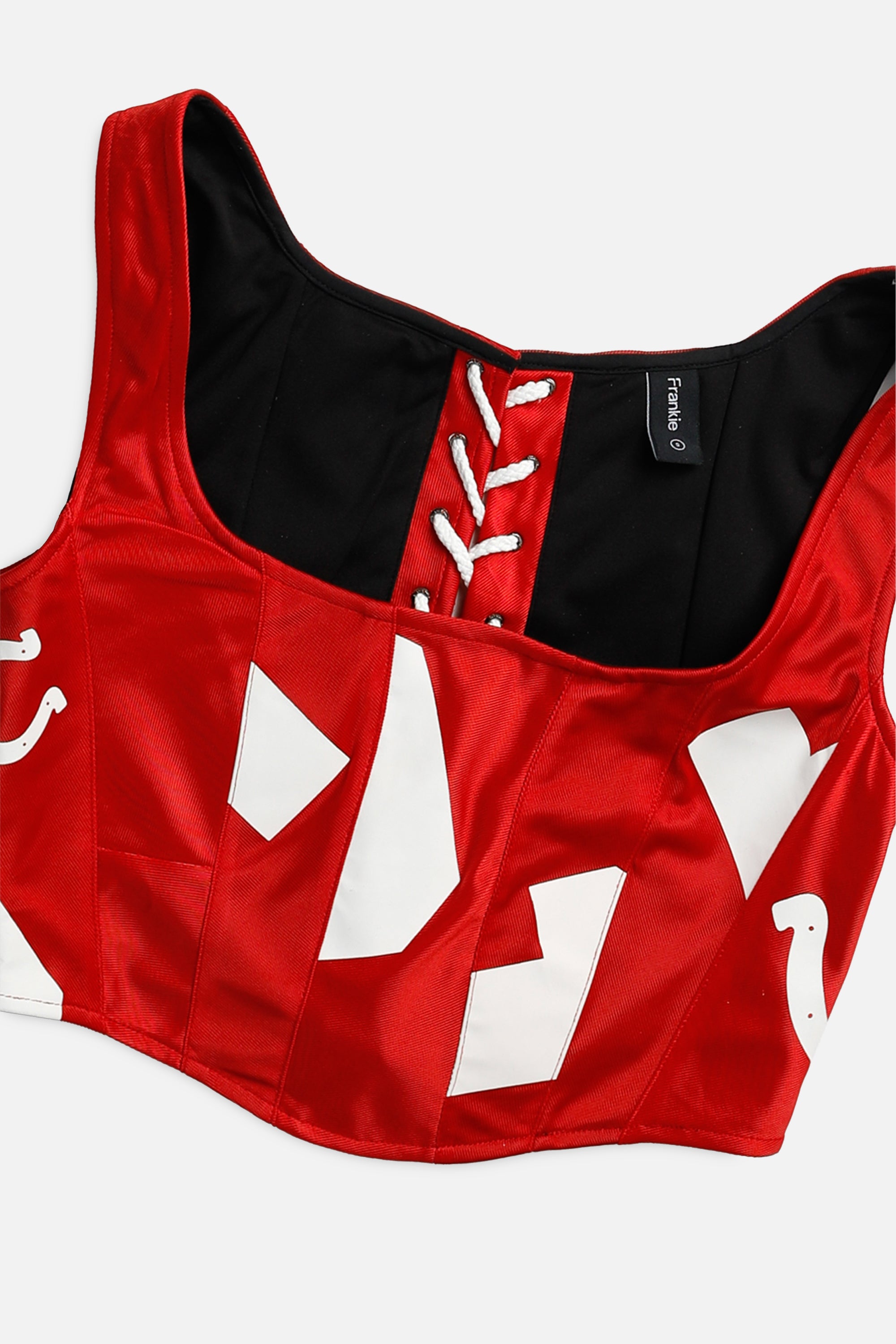 Rework Indianapolis Colts NFL Corset - S-TOPS-NFL-S-Frankie Collective Rare Vintage Streetwear Reworks