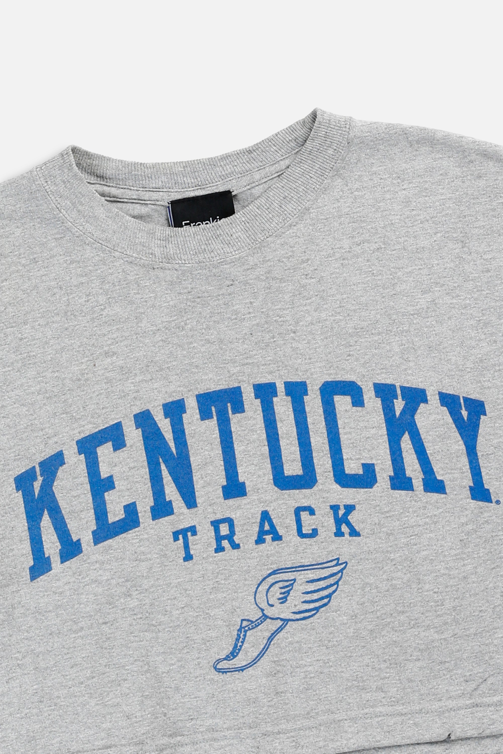 Rework Kentucky Crop Tee - S-TOPS-NCAA-S-Frankie Collective Rare Vintage Streetwear Reworks