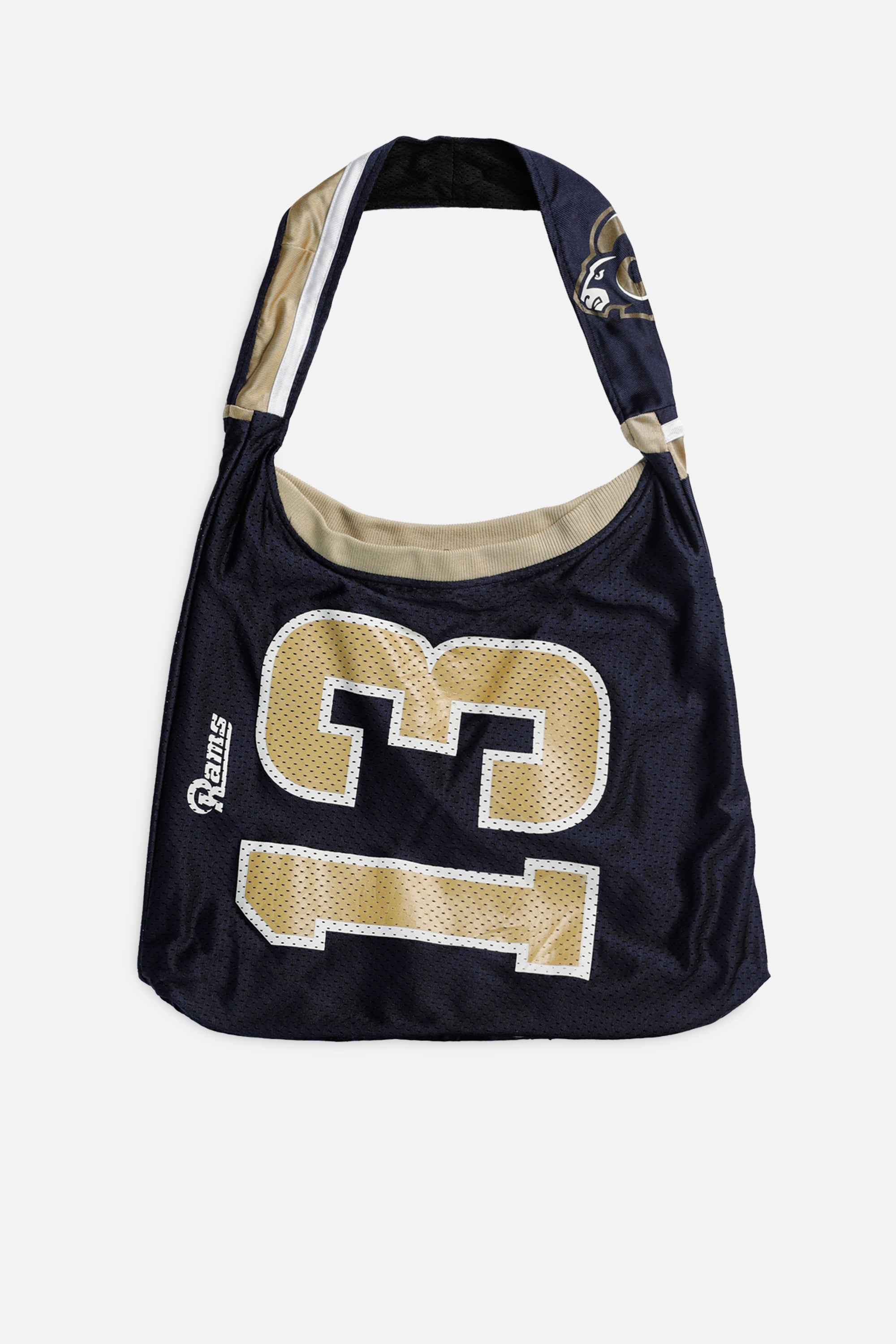 Rework LA Rams NFL Tote Bag-BAGS-NFL-Frankie Collective Rare Vintage Streetwear Reworks