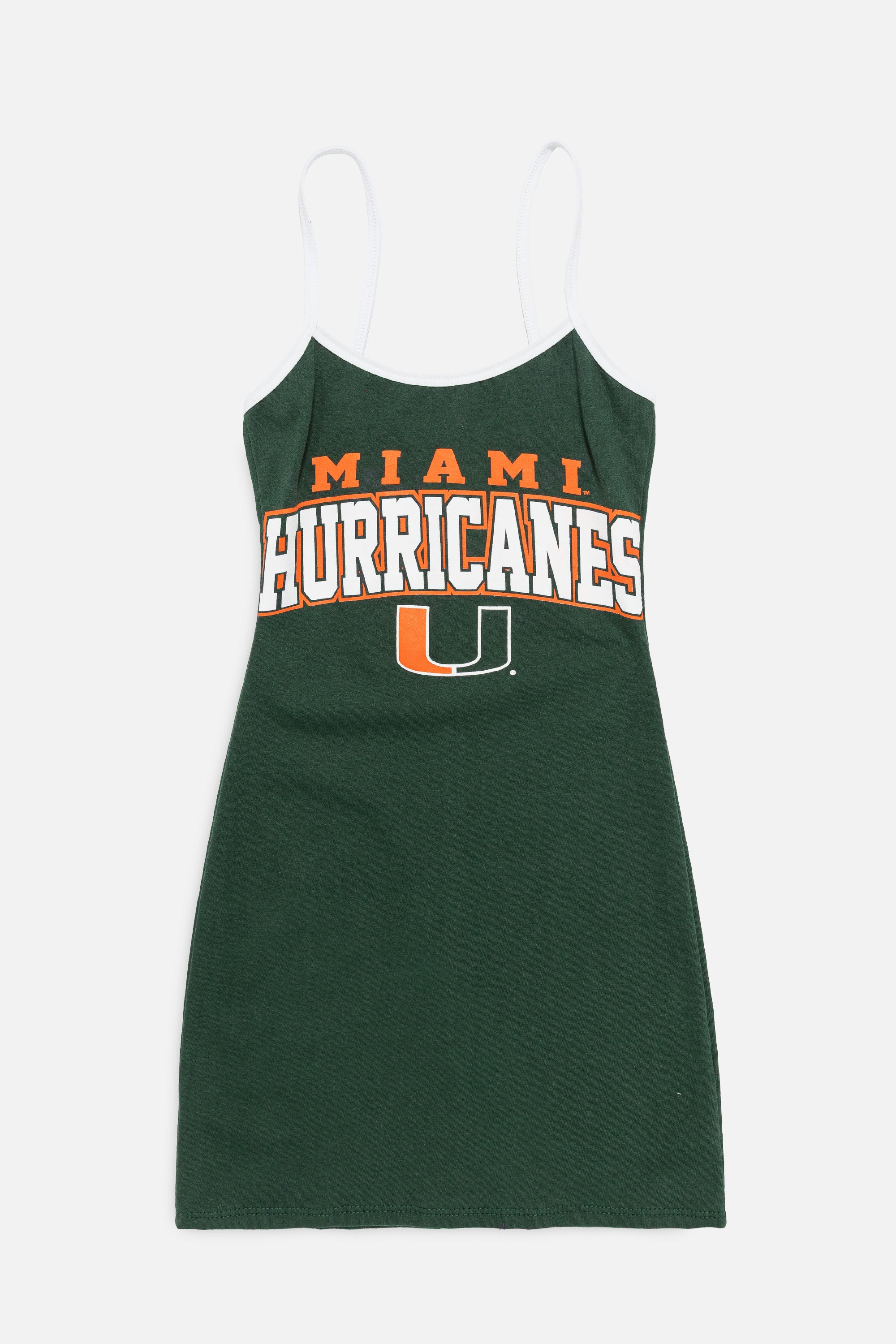 Rework Miami Hurricanes Mini Dress-NCAA-Frankie Collective-Rework-Vintage-Streetwear