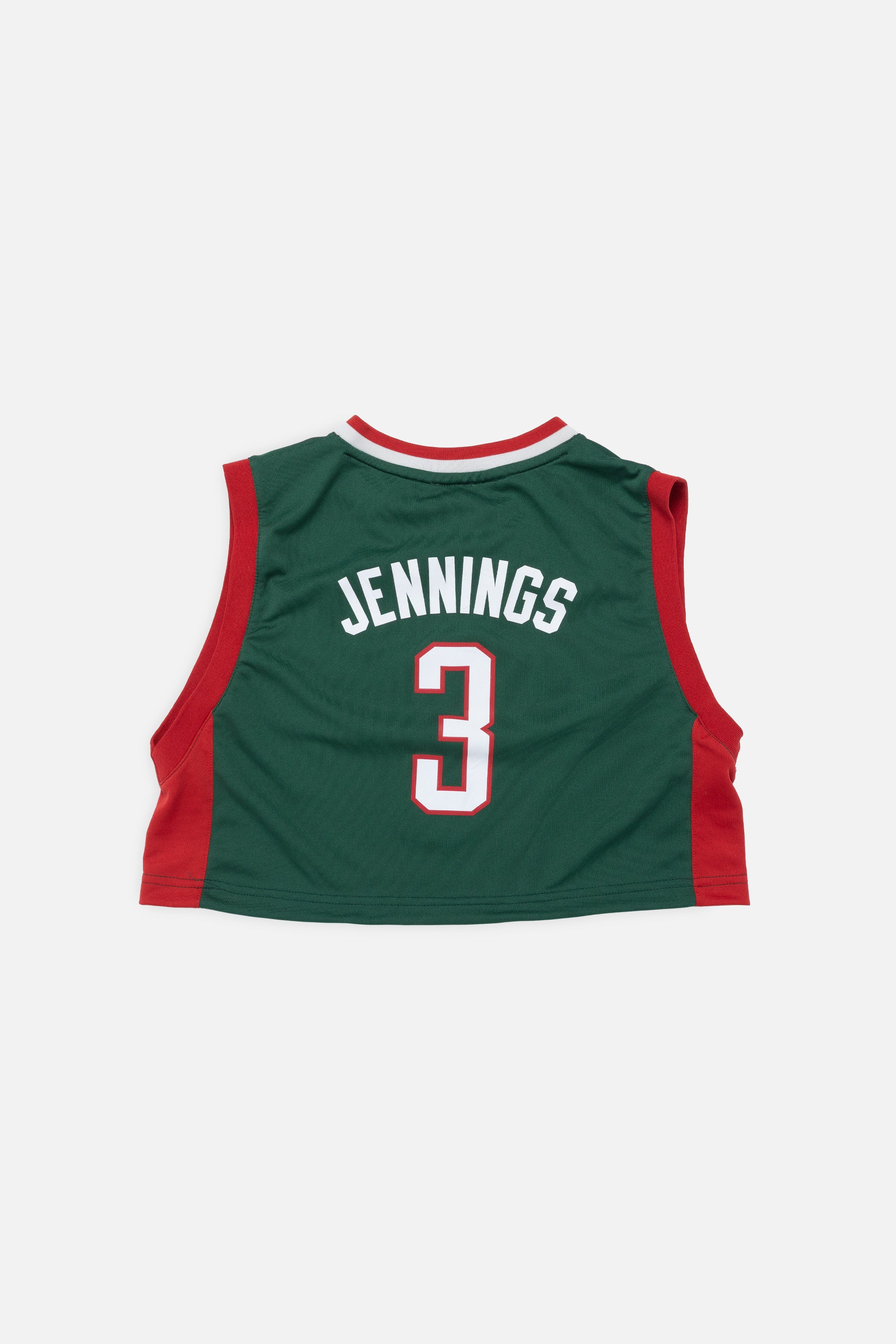 Rework Milwaukee Bucks Crop Jersey - S-JERSEYS-NBA-Frankie Collective