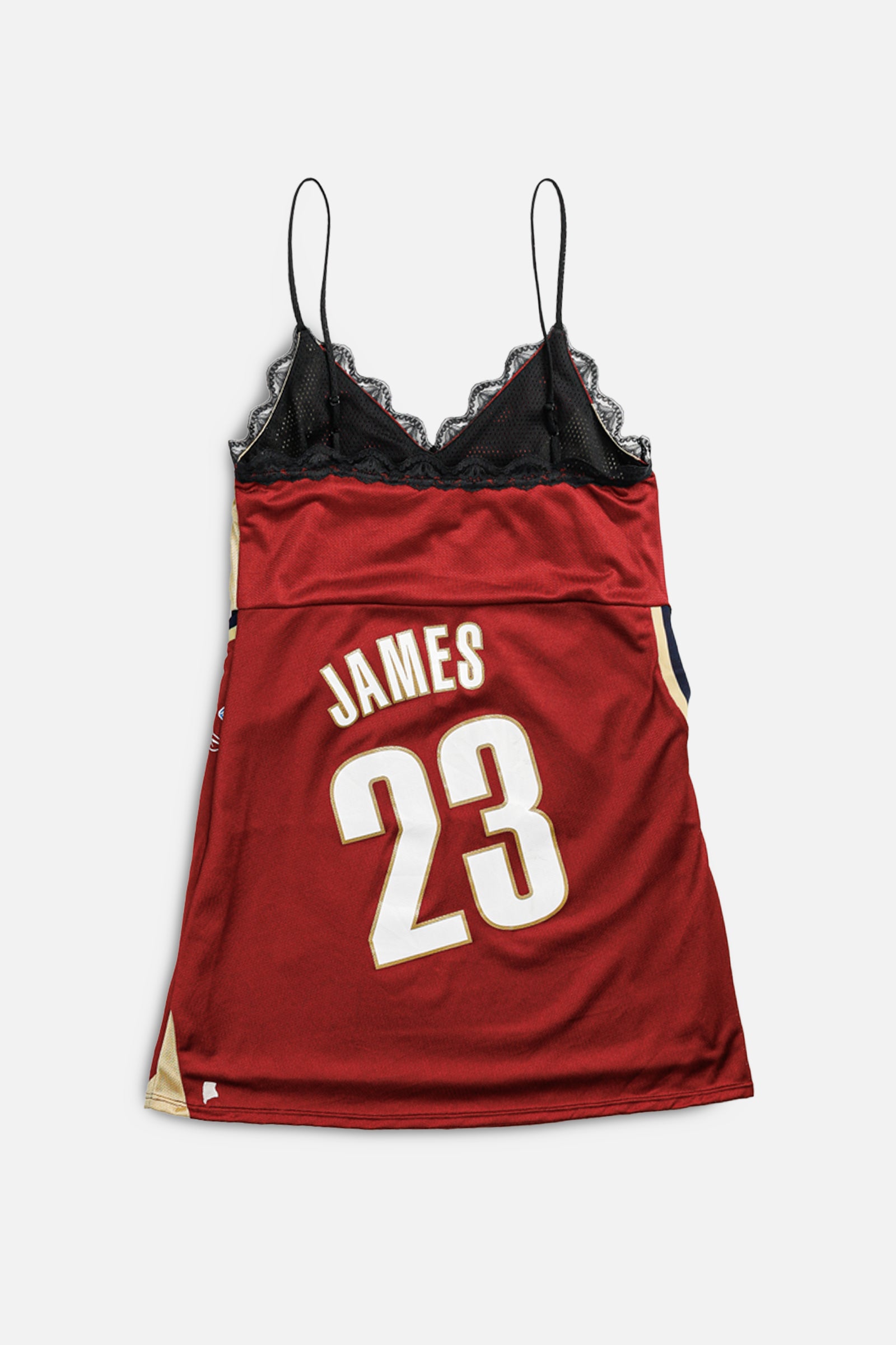 Rework NBA Lace Dress - M-DRESSES-NBA-M-Frankie Collective Rare Vintage Streetwear Reworks