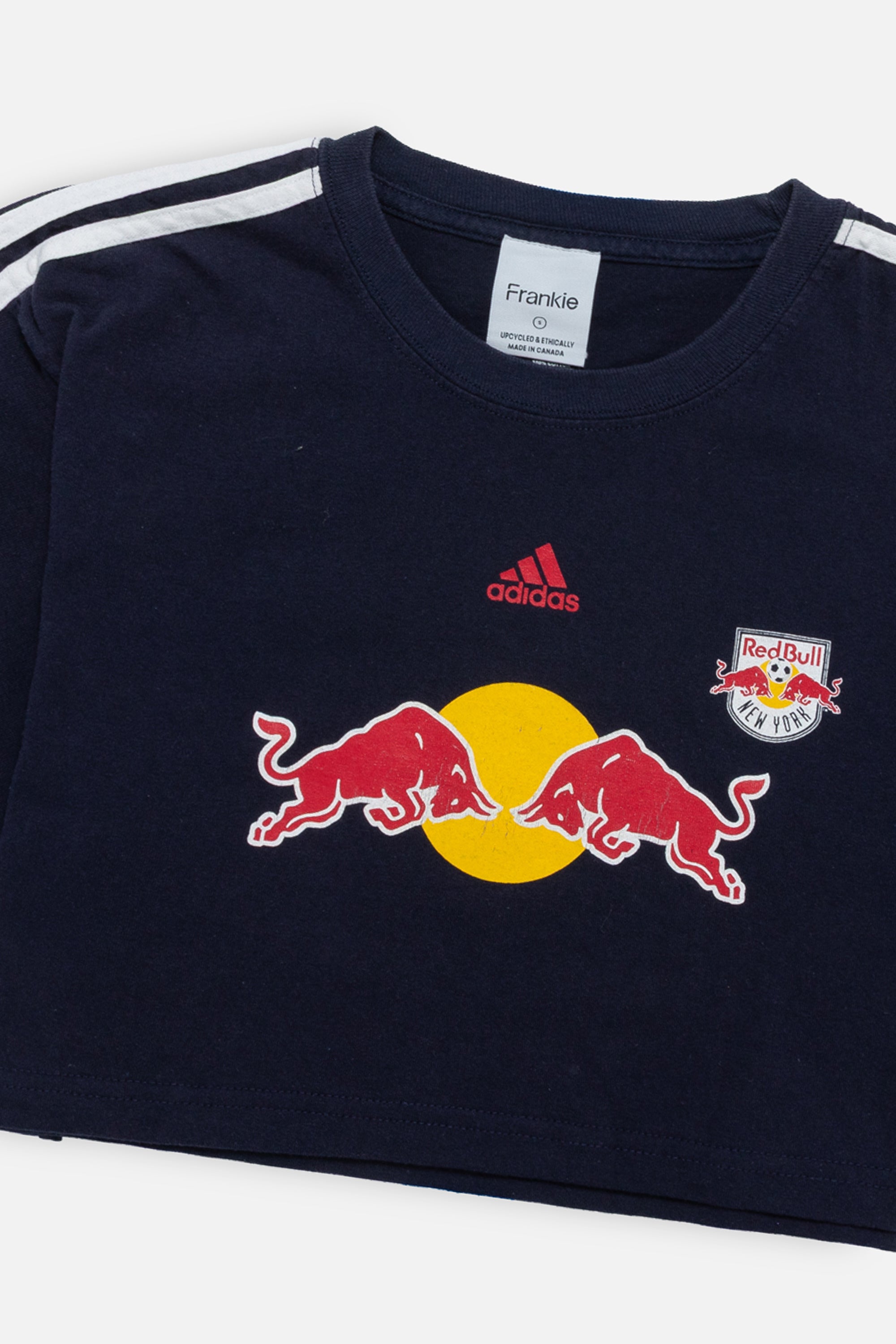 Rework New York City FC Crop Tee - S-T-SHIRTS-Adidas-Frankie Collective