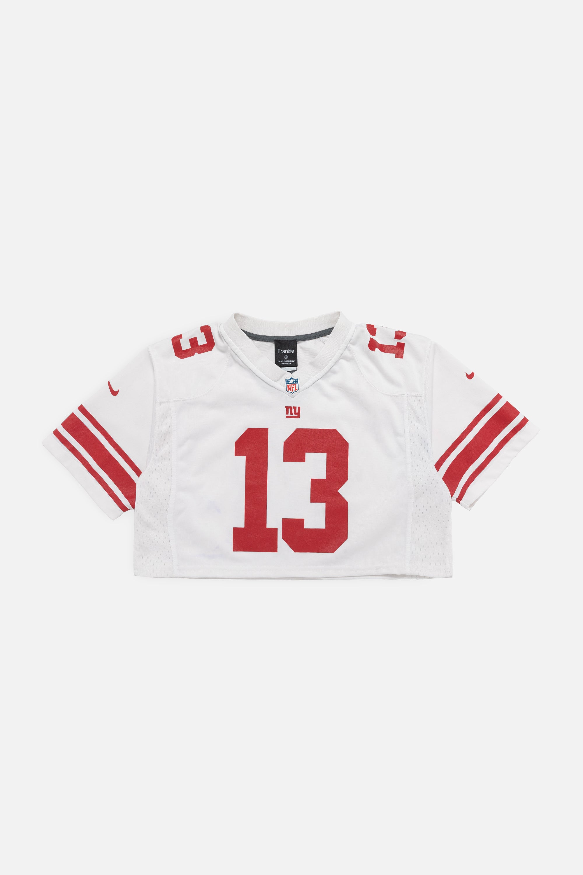 Rework New York Giants Crop Jersey-NFL-Frankie Collective-Rework-Vintage-Streetwear