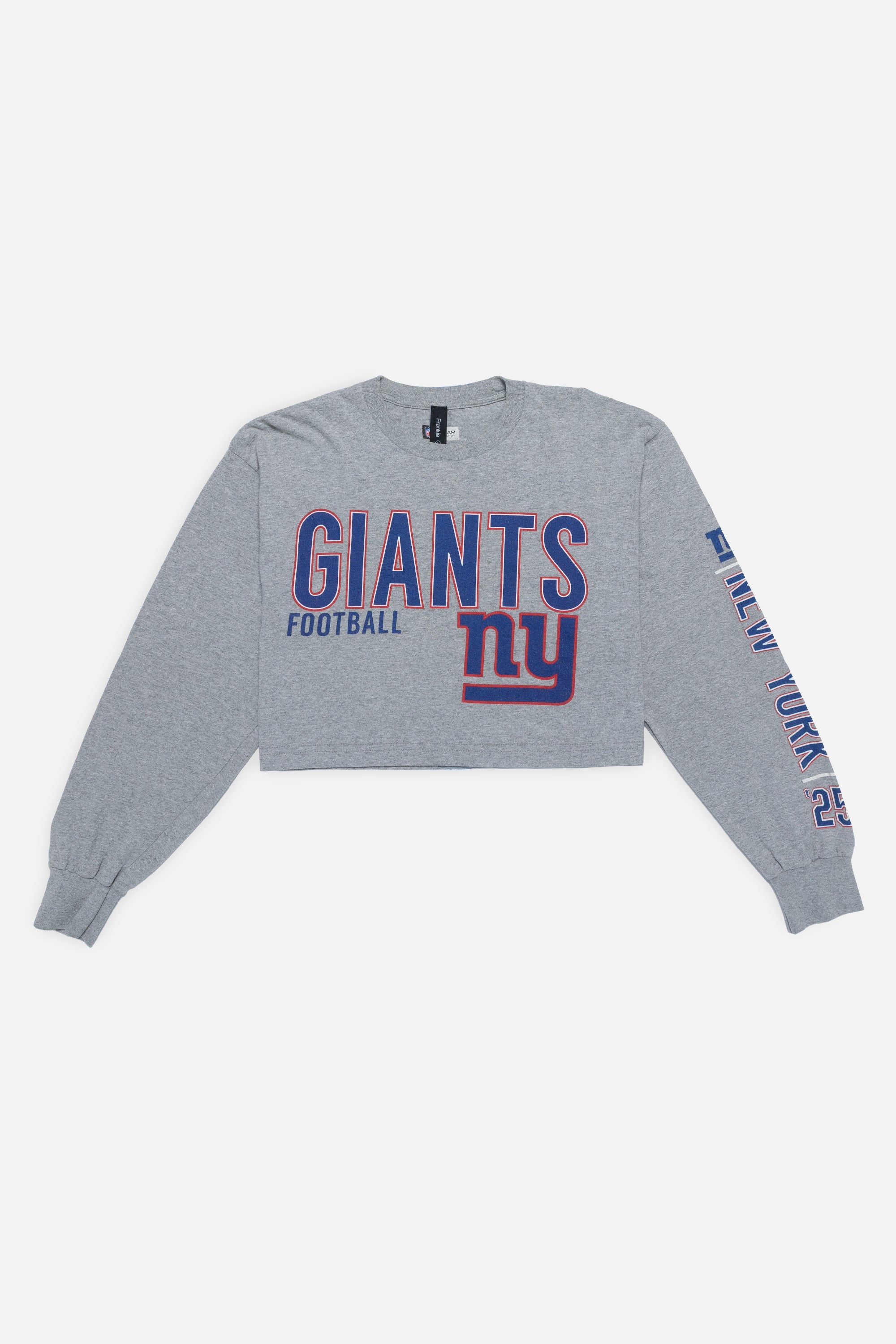 Rework New York Giants Crop Tee - L-T-SHIRTS-NFL-Frankie Collective