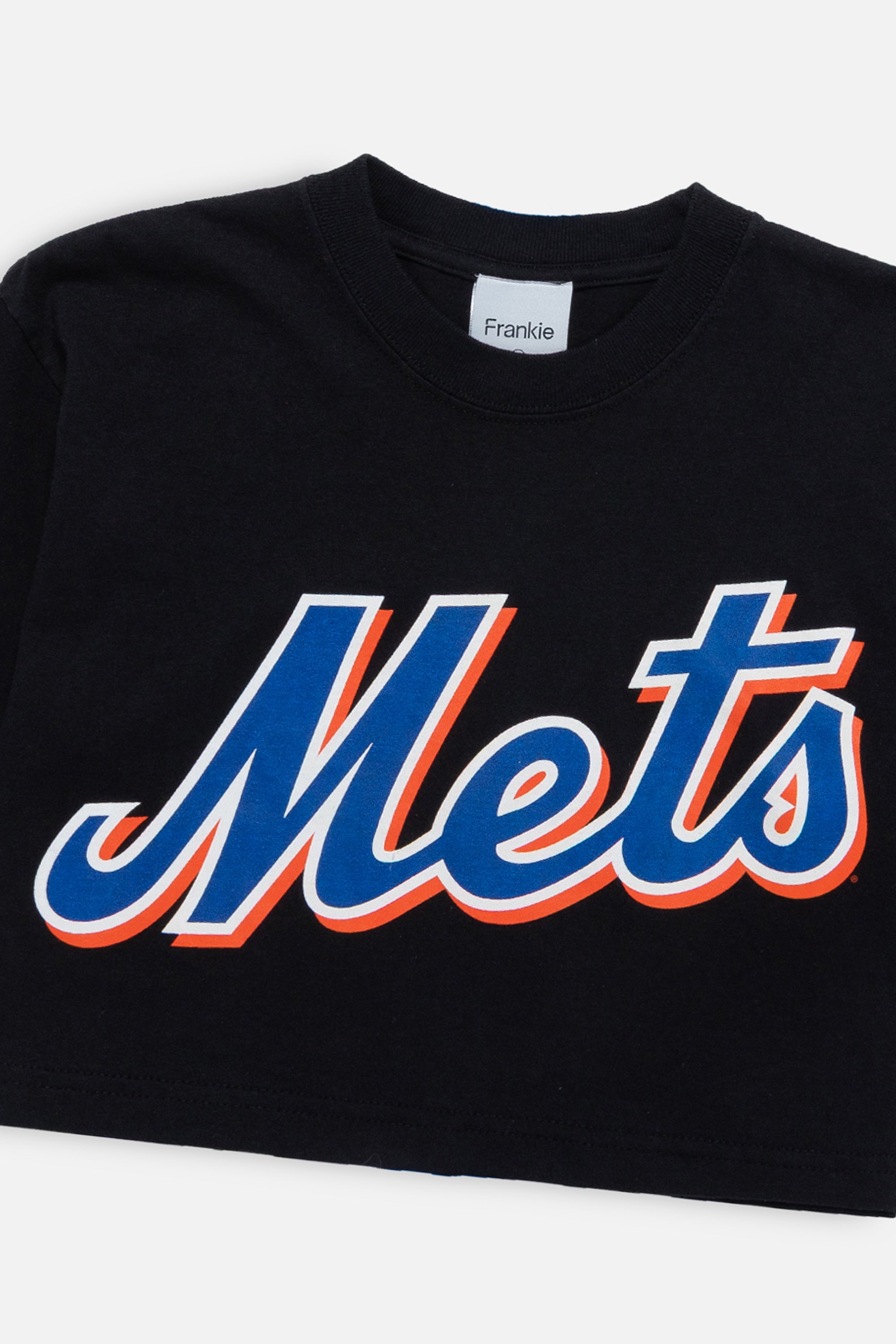Rework New York Mets Crop Tee - S-T-SHIRTS-MLB-Frankie Collective