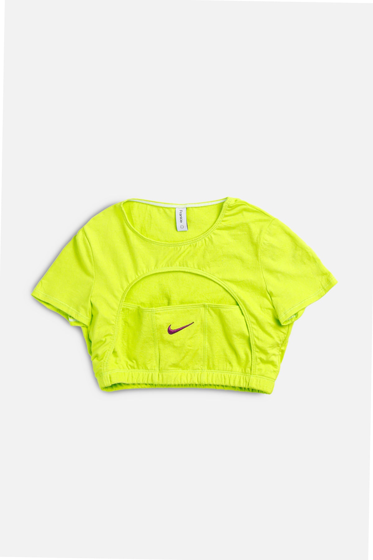 Rework Nike Cut Out Tee - L-TOPS-Nike-L-Frankie Collective Rare Vintage Streetwear Reworks