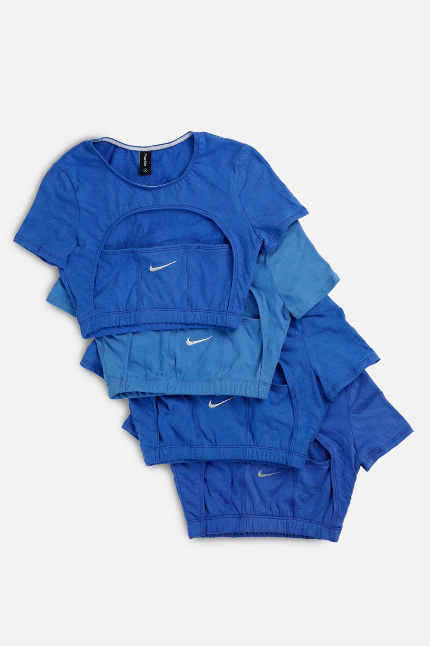 Rework Nike Cut Out Tee - XS, S, M, L, XL-TOPS-Nike-XS-Frankie Collective Rare Vintage Streetwear Reworks