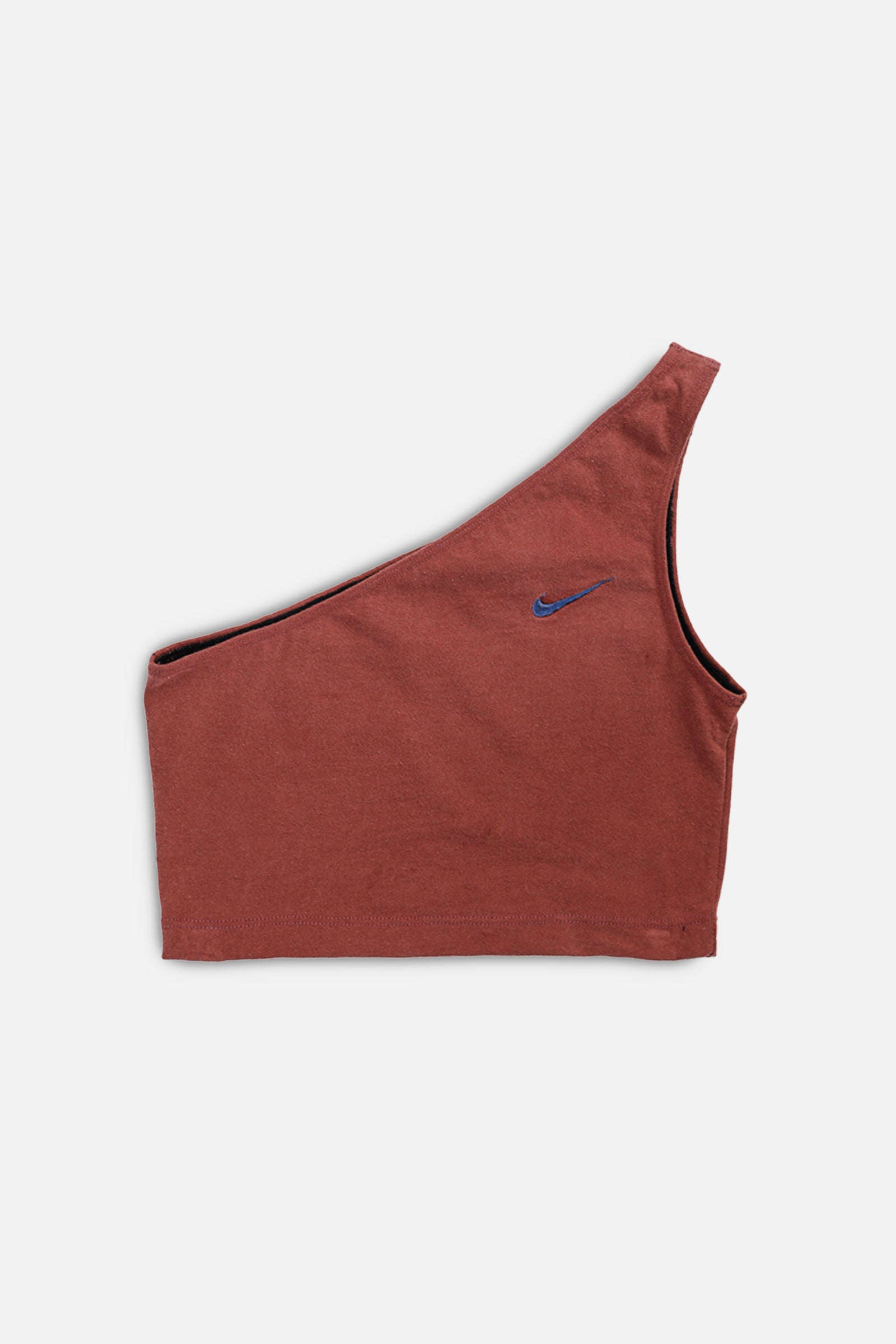 Rework Nike One Shoulder Tank - M-TOPS-Nike-M-Frankie Collective Rare Vintage Streetwear Reworks