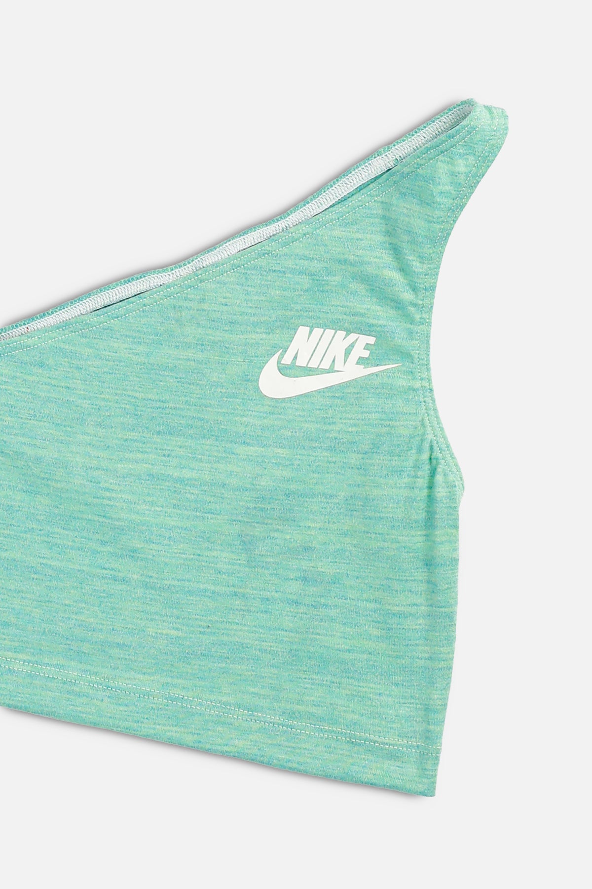Rework Nike One Shoulder Tank - S-TOPS-Nike-S-Frankie Collective Rare Vintage Streetwear Reworks