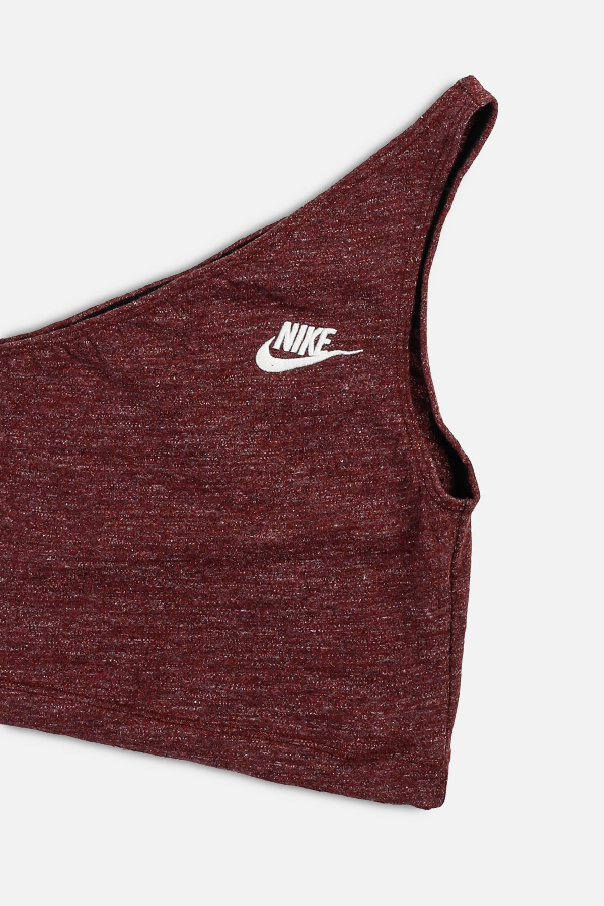 Rework Nike One Shoulder Tank - S-TOPS-Nike-S-Frankie Collective Rare Vintage Streetwear Reworks