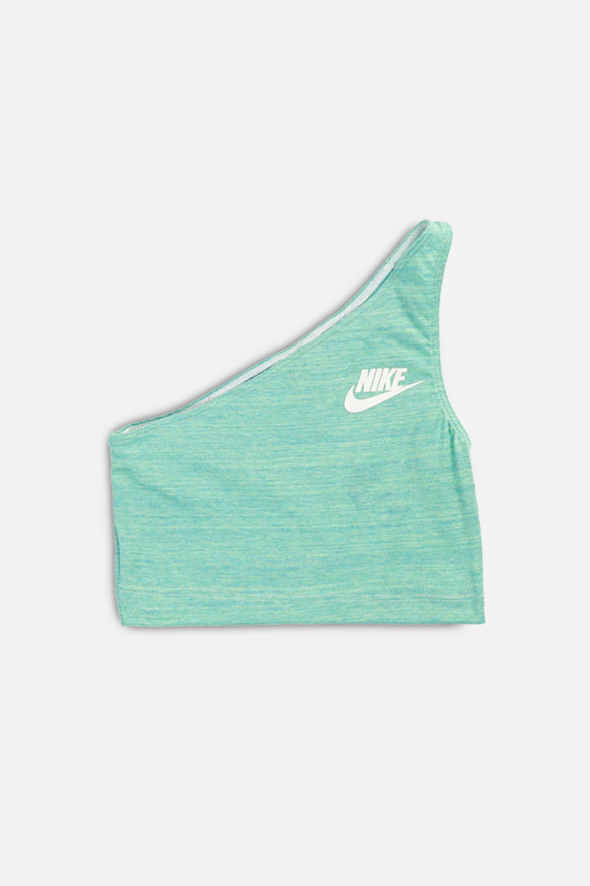 Rework Nike One Shoulder Tank - S-TOPS-Nike-S-Frankie Collective Rare Vintage Streetwear Reworks