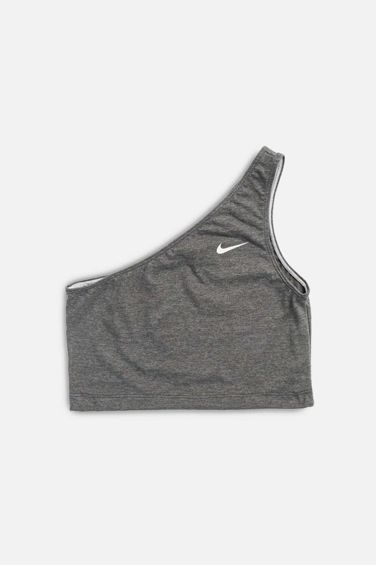 Rework Nike One Shoulder Tank - XS, S, M, L, XL-TOPS-Nike-XS-Frankie Collective Rare Vintage Streetwear Reworks