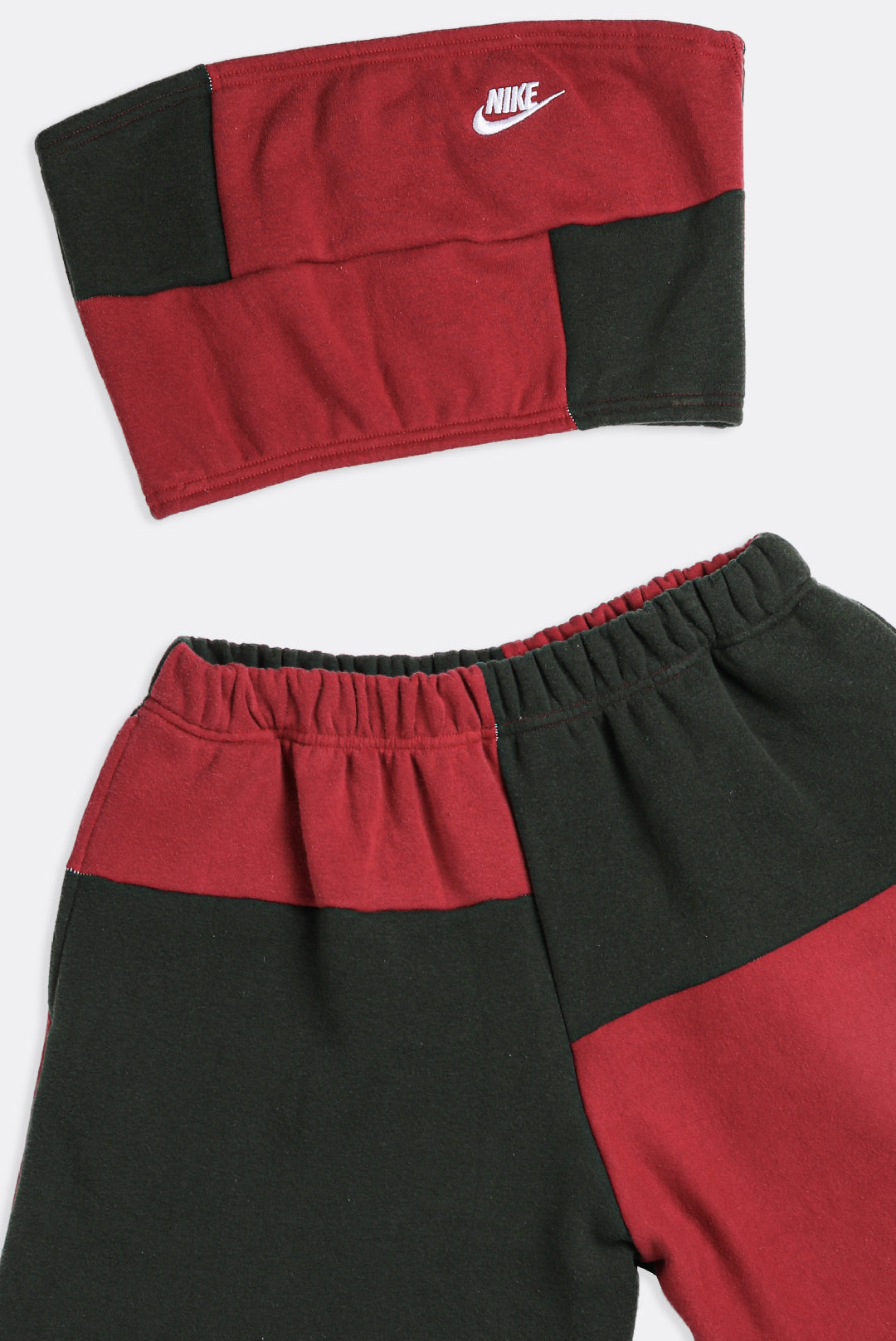 Rework Nike Patchwork Sweatshorts Set - M-SETS-Nike-Frankie Collective