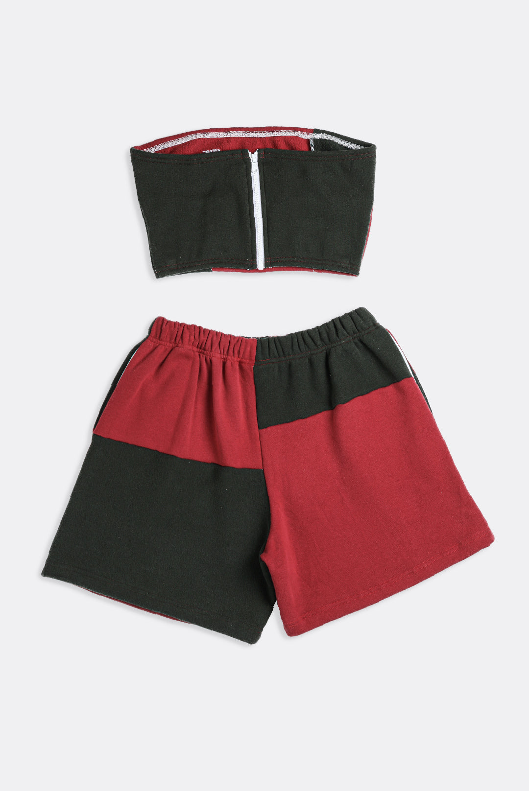 Rework Nike Patchwork Sweatshorts Set - M-SETS-Nike-Frankie Collective