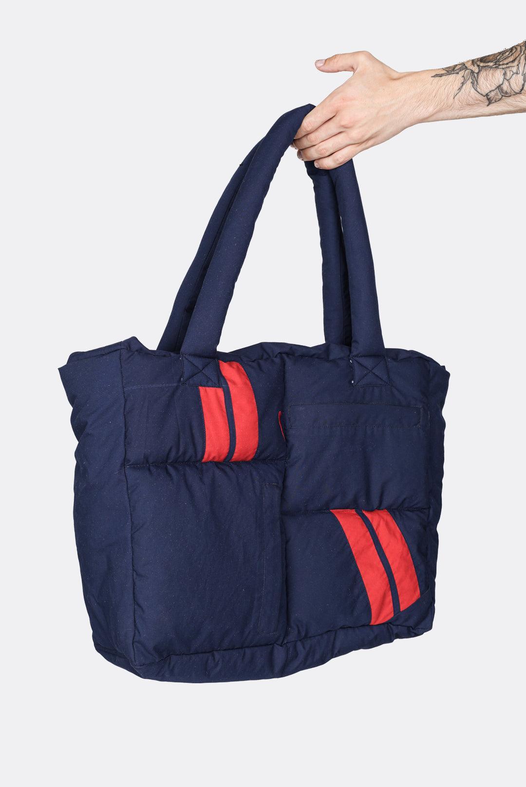Rework Nike Puffer Tote Bag-Bags-Nike-Frankie Collective Rare Vintage Streetwear Reworks