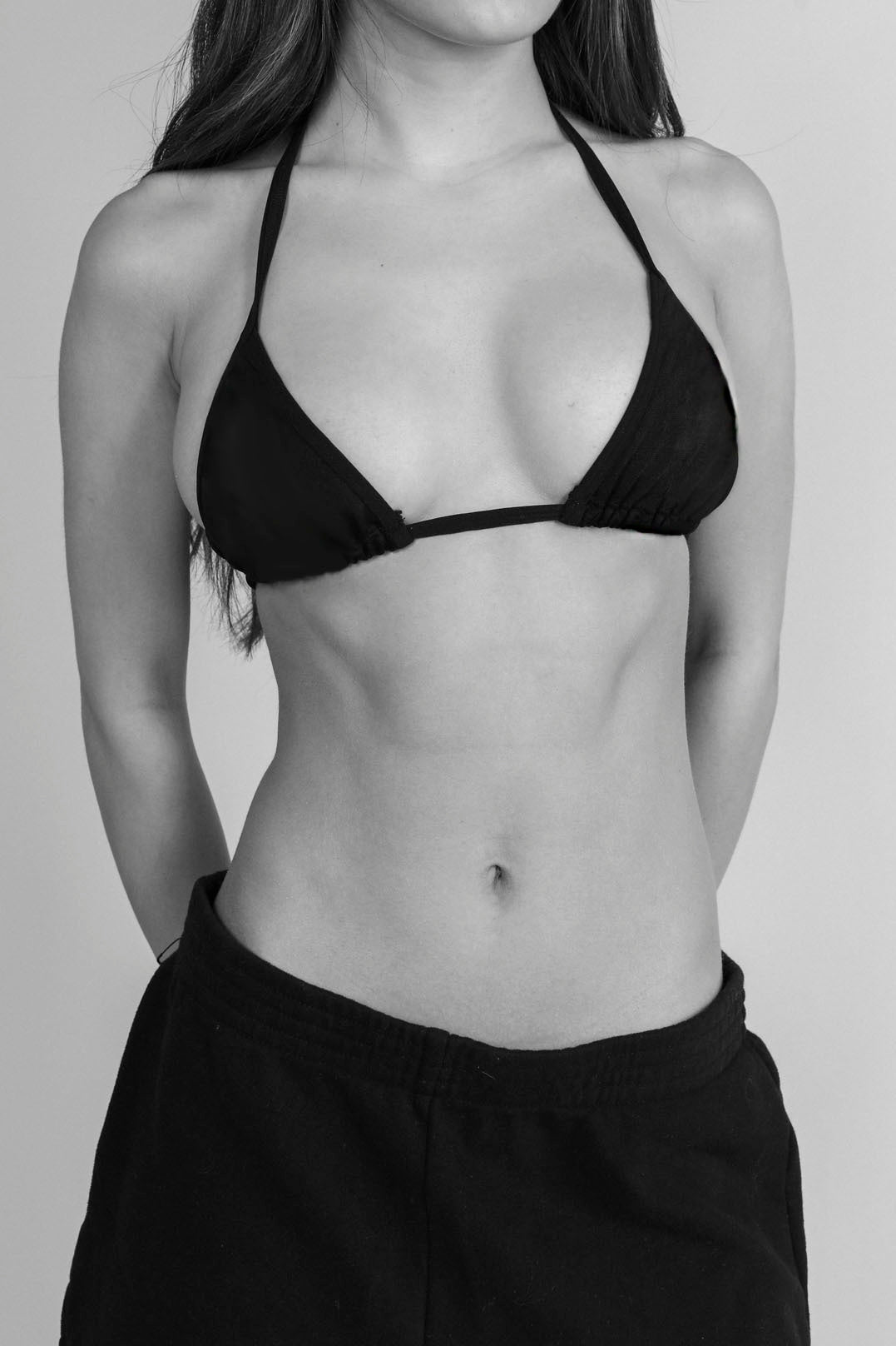 Rework Nike Triangle Top - XS-BRA TOPS-Nike-XS-Frankie Collective Rare Vintage Streetwear Reworks