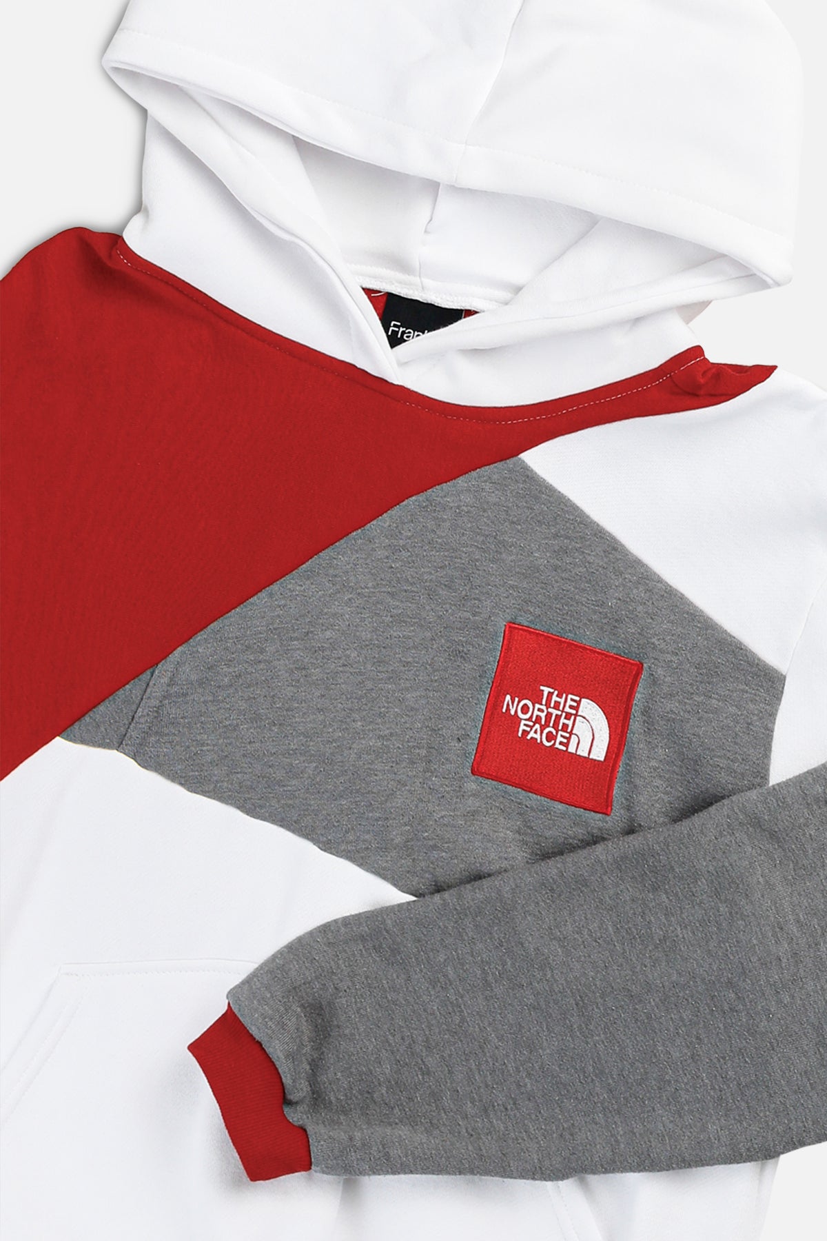 Rework North Face Patchwork Sweatshirt - S-SWEATERS-North Face-S-Frankie Collective Rare Vintage Streetwear Reworks