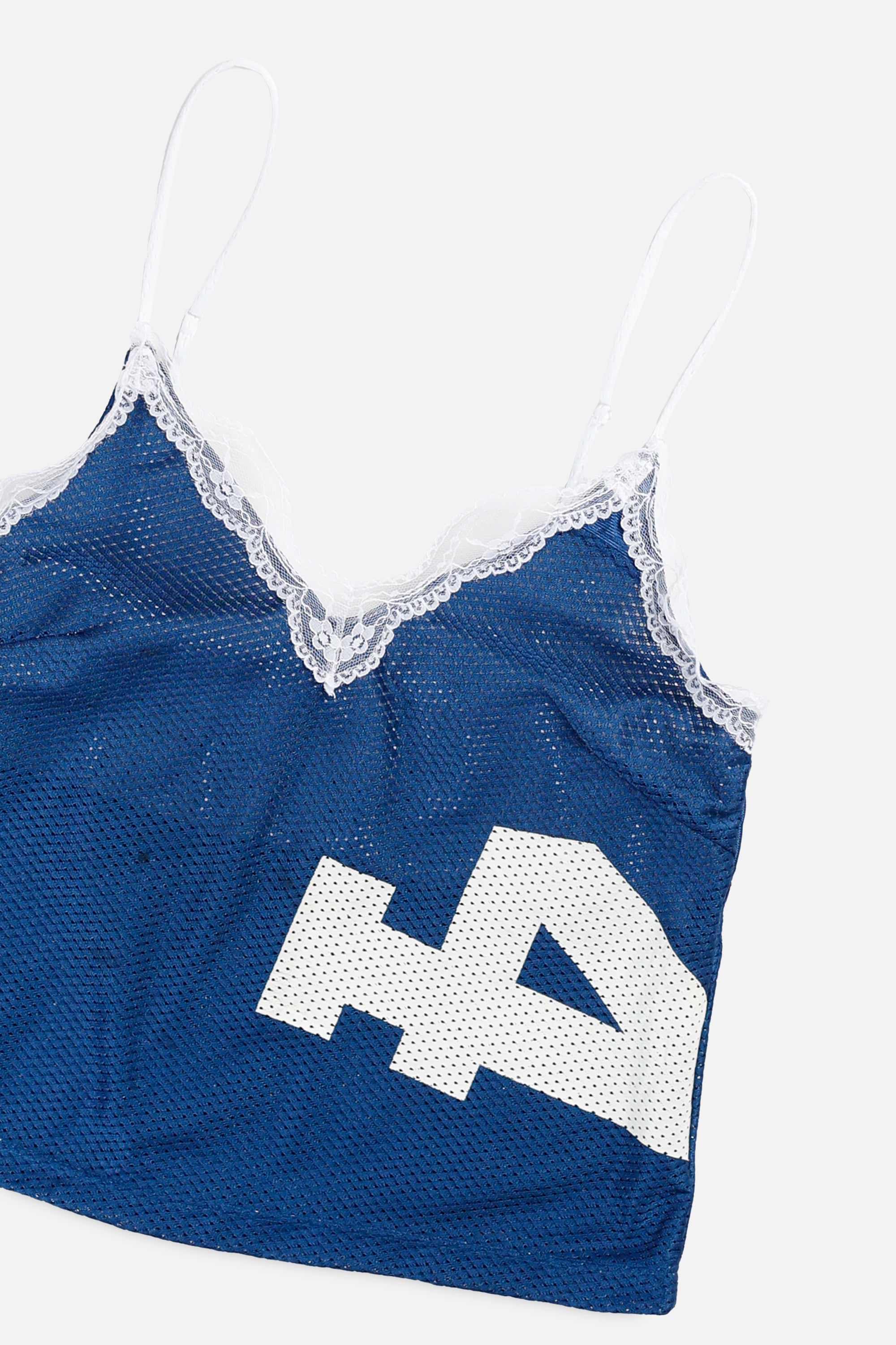 Rework NFL Lace Tank - S-TOPS-NFL-S-Frankie Collective Rare Vintage Streetwear Reworks